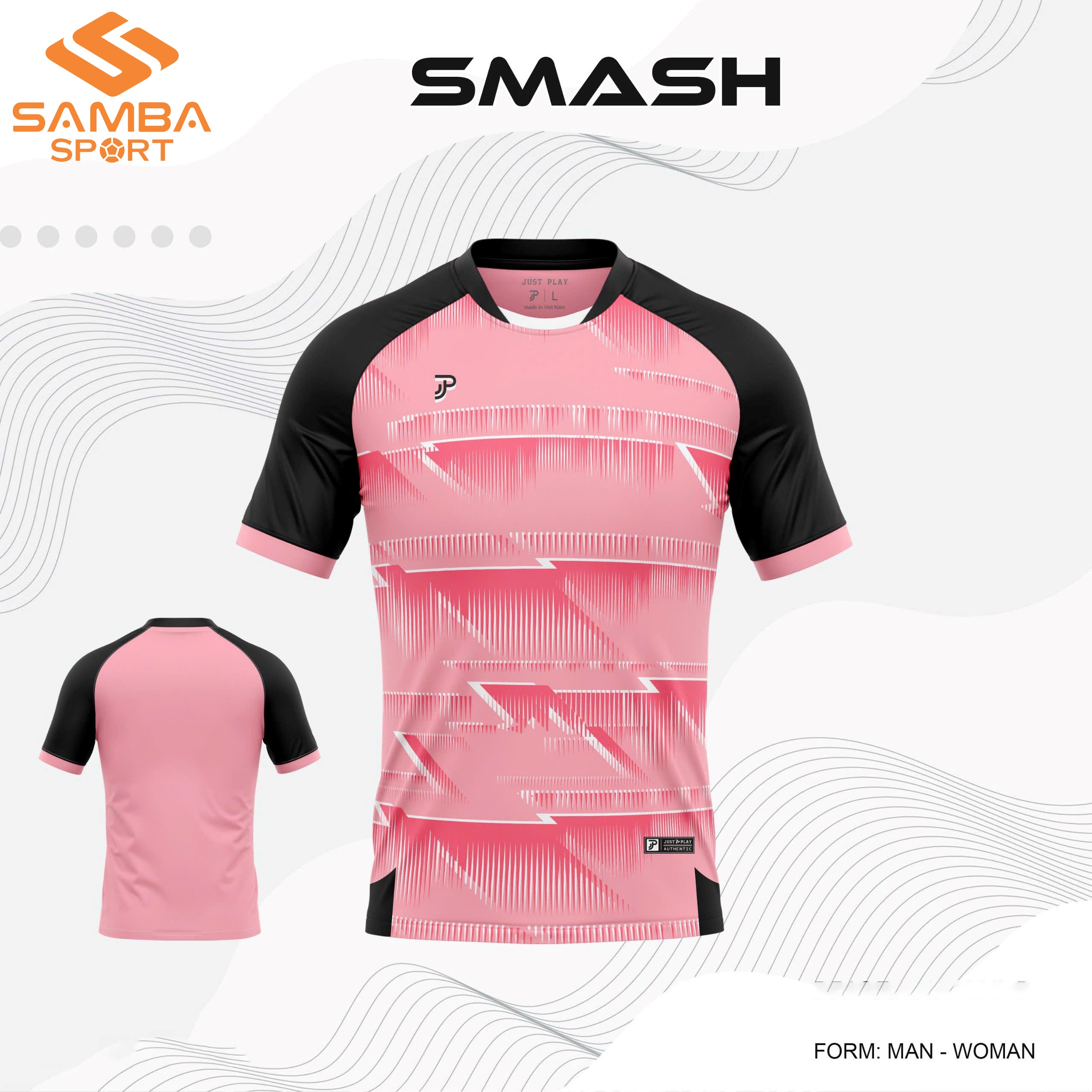 Áo thể thao nam Justplay Smash