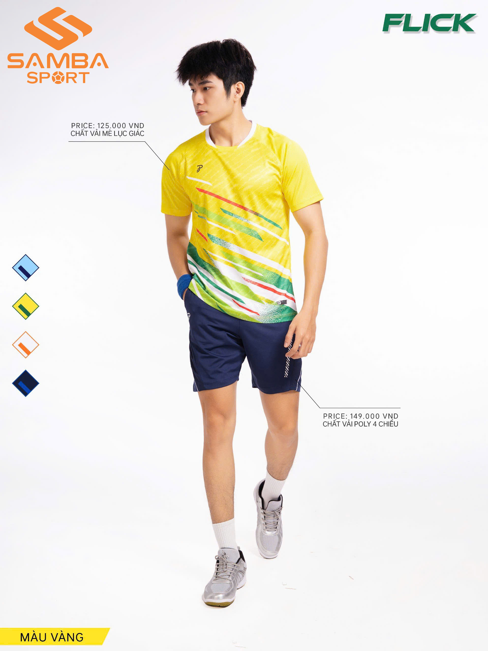 Áo thể thao nam Justplay Flick