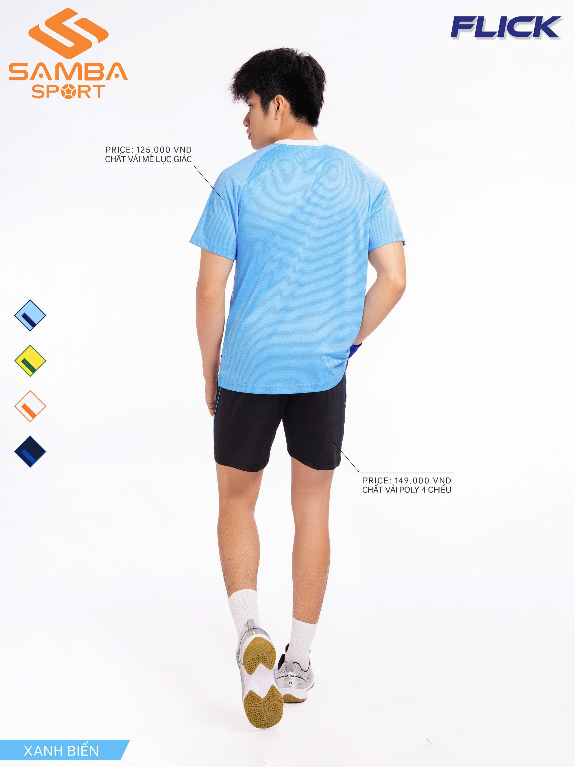 Áo thể thao nam Justplay Flick