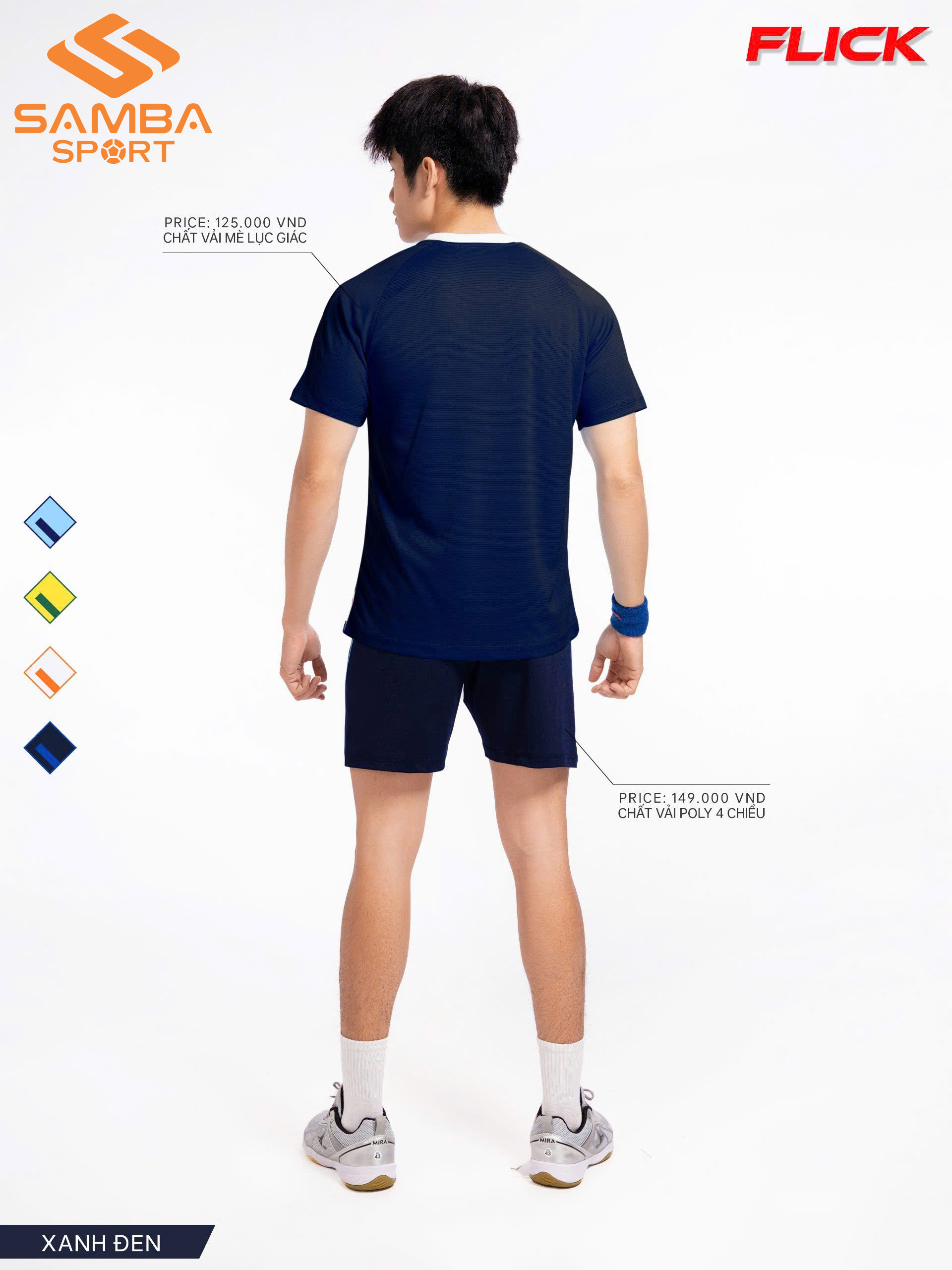 Áo thể thao nam Justplay Flick