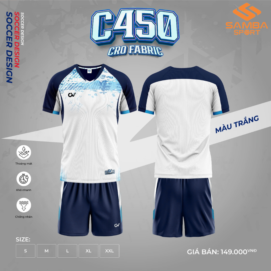 Quần áo bóng đá CV C450