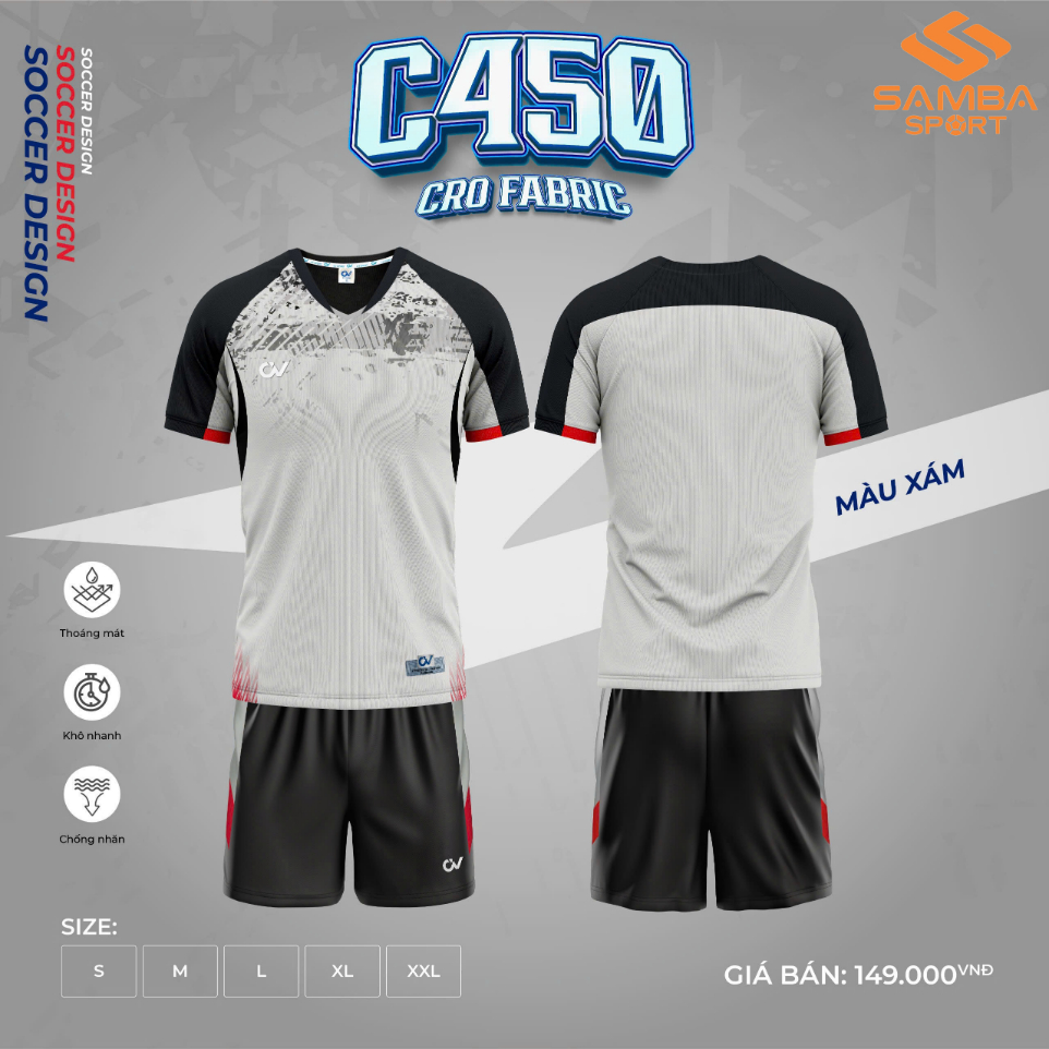Quần áo bóng đá CV C450