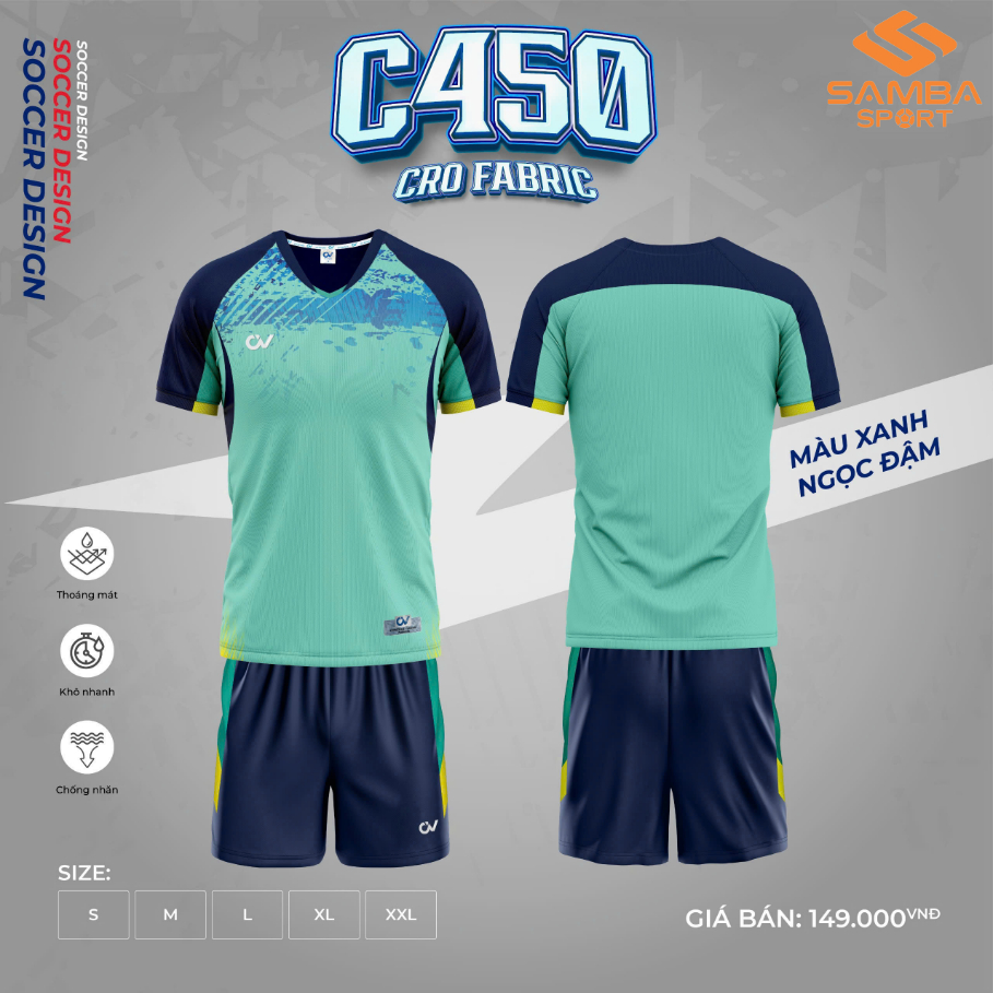 Quần áo bóng đá CV C450