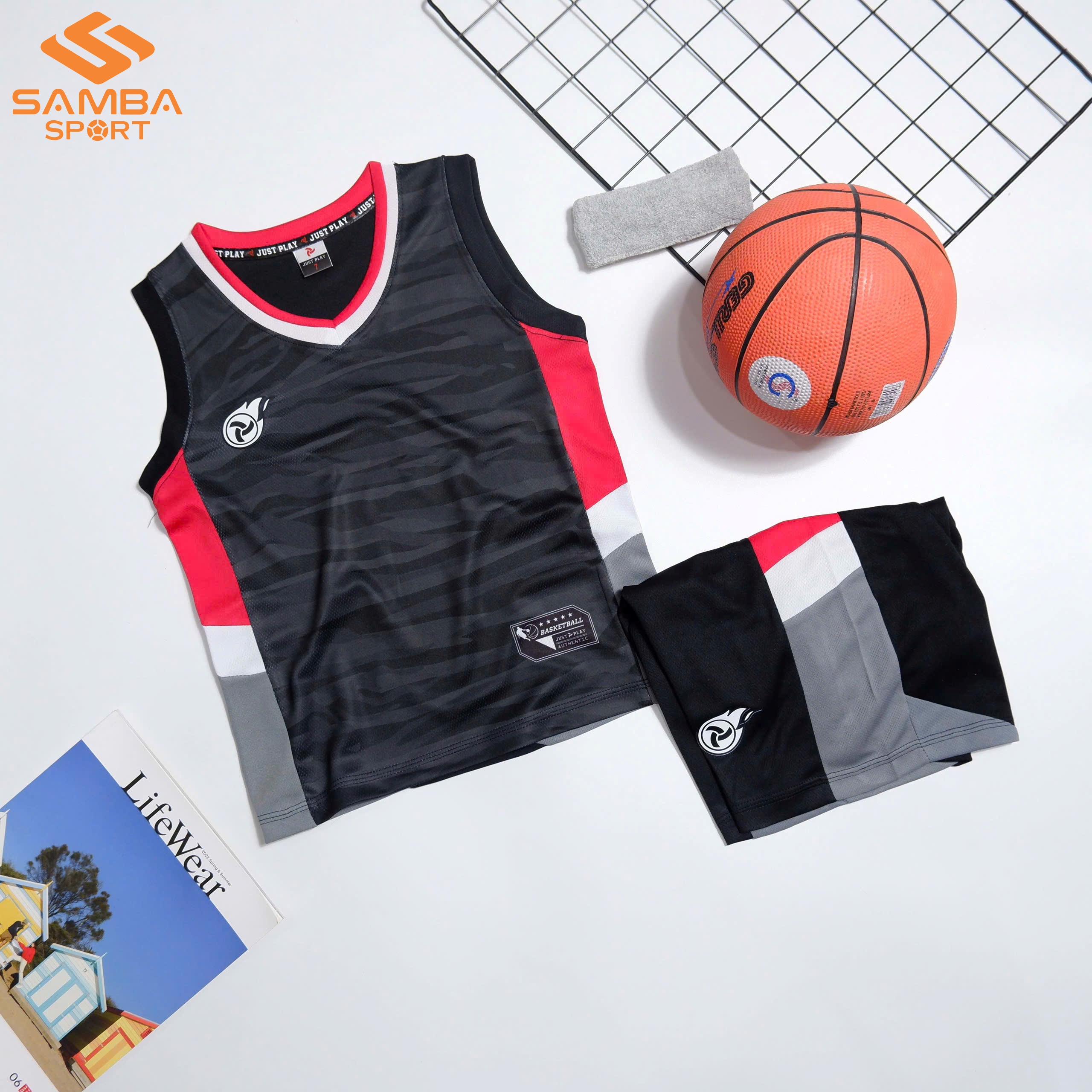 Quần áo bóng rổ trẻ em Justplay JUMPER