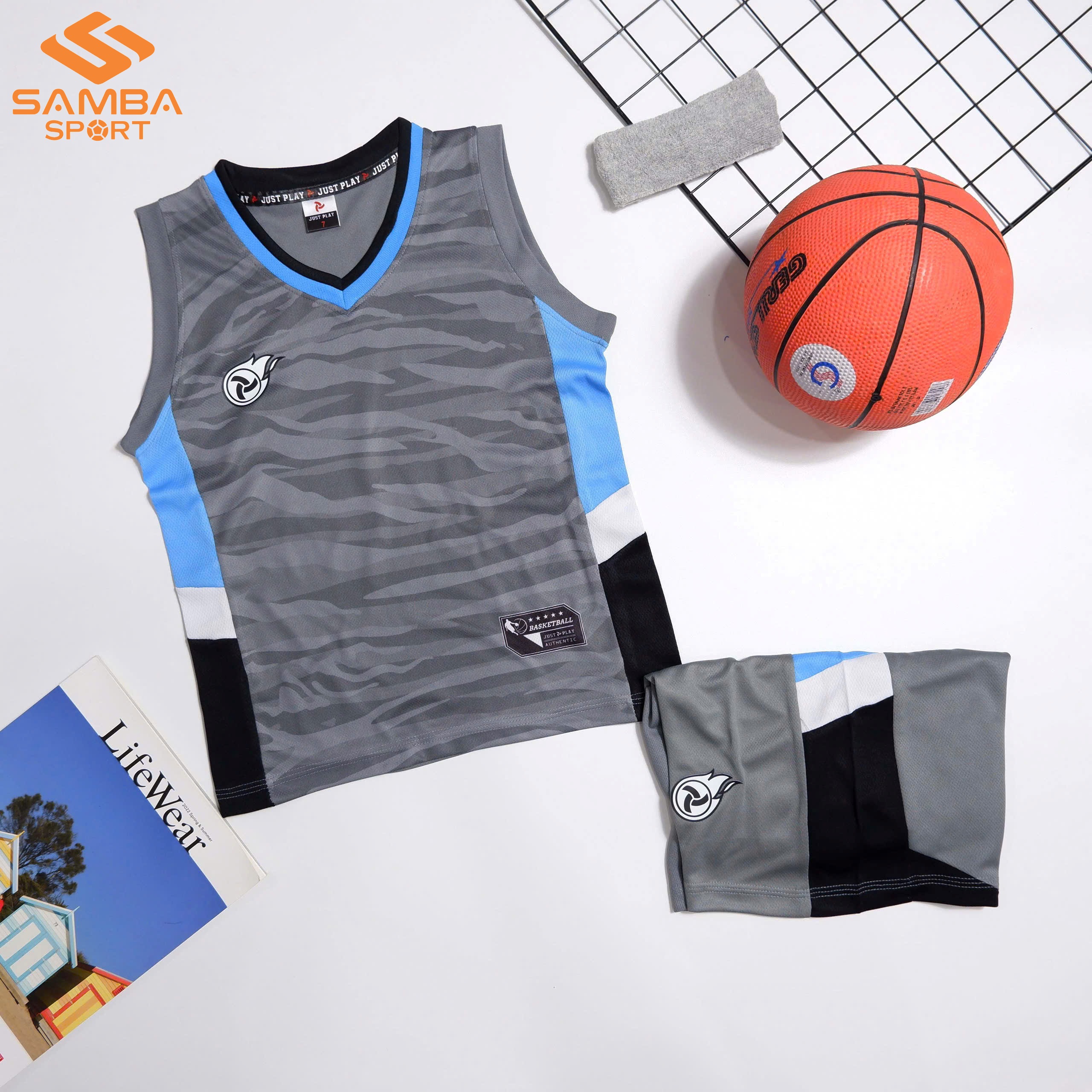 Quần áo bóng rổ trẻ em Justplay JUMPER