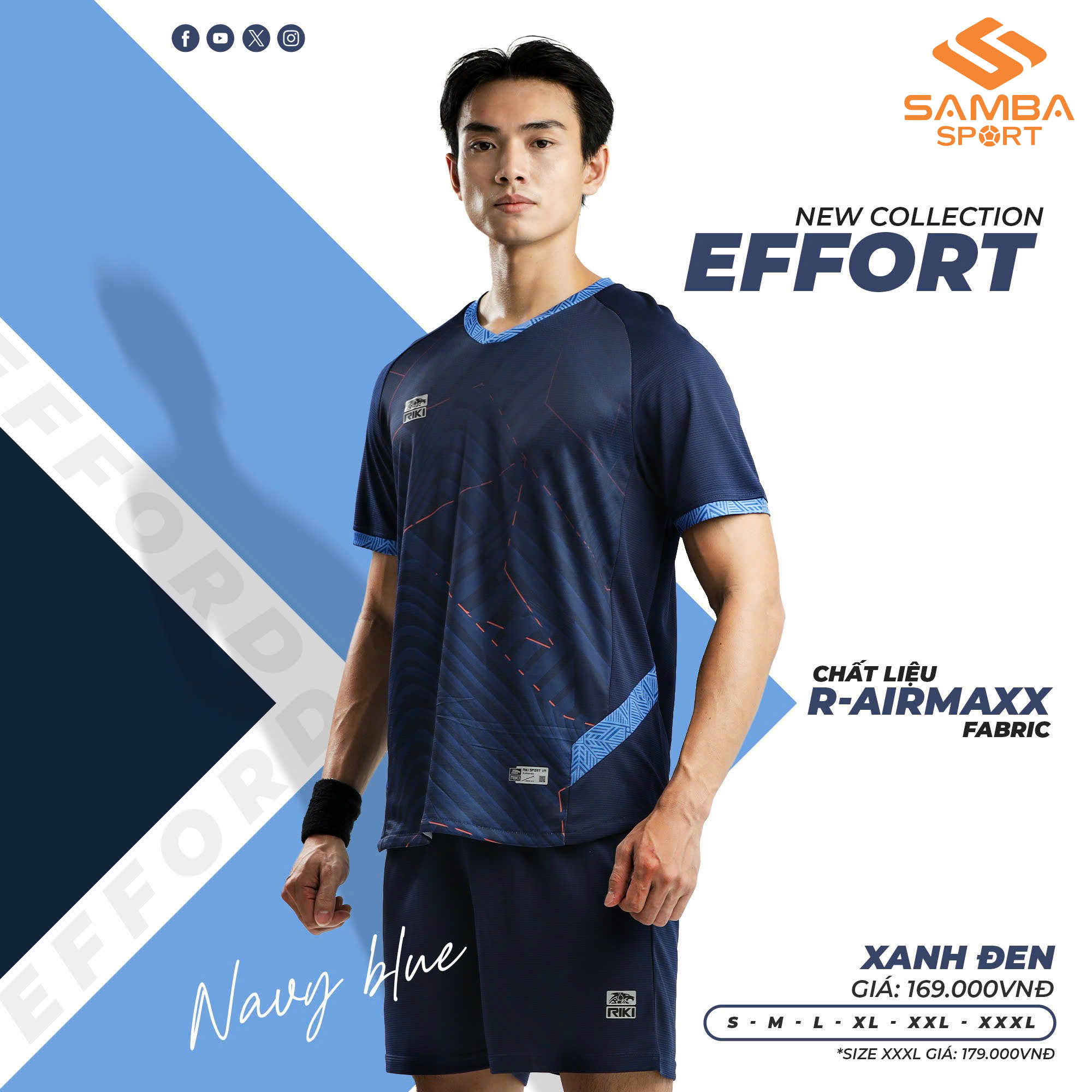 Quần áo bóng đá Riki Effort