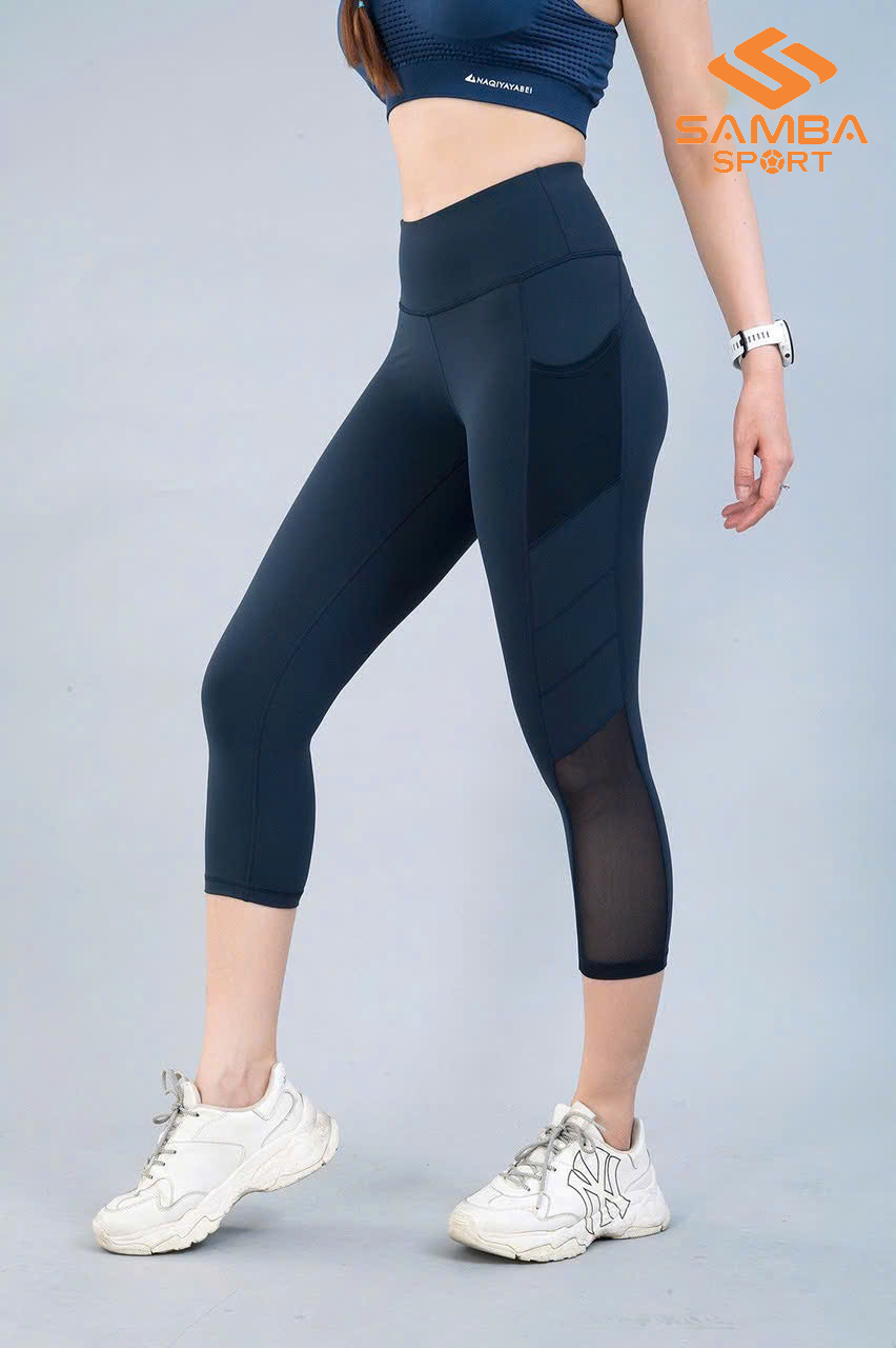 Quần lửng nữ Icado phối lưới QL30