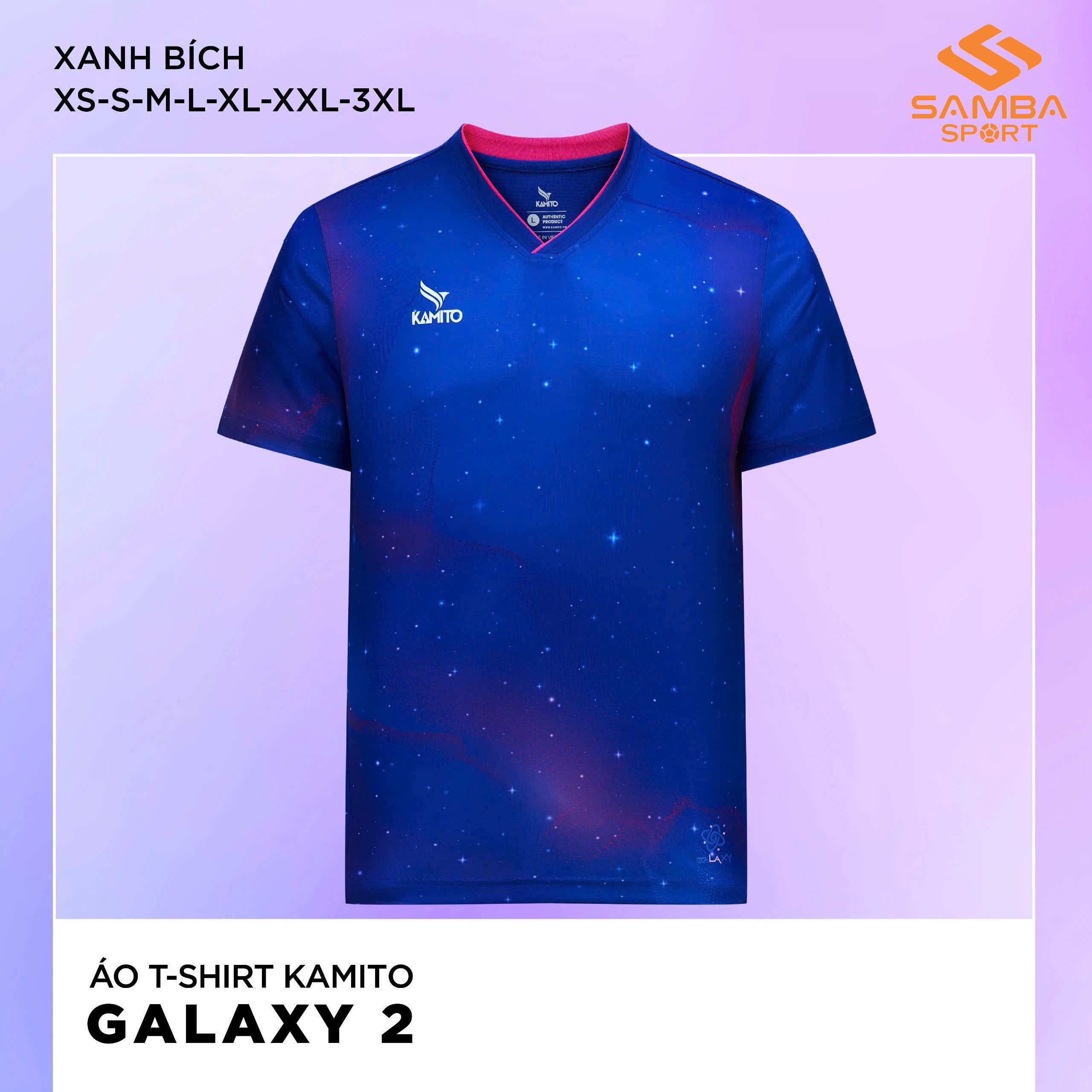 Áo Thể Thao Kamito Cổ Tim Galaxy 2