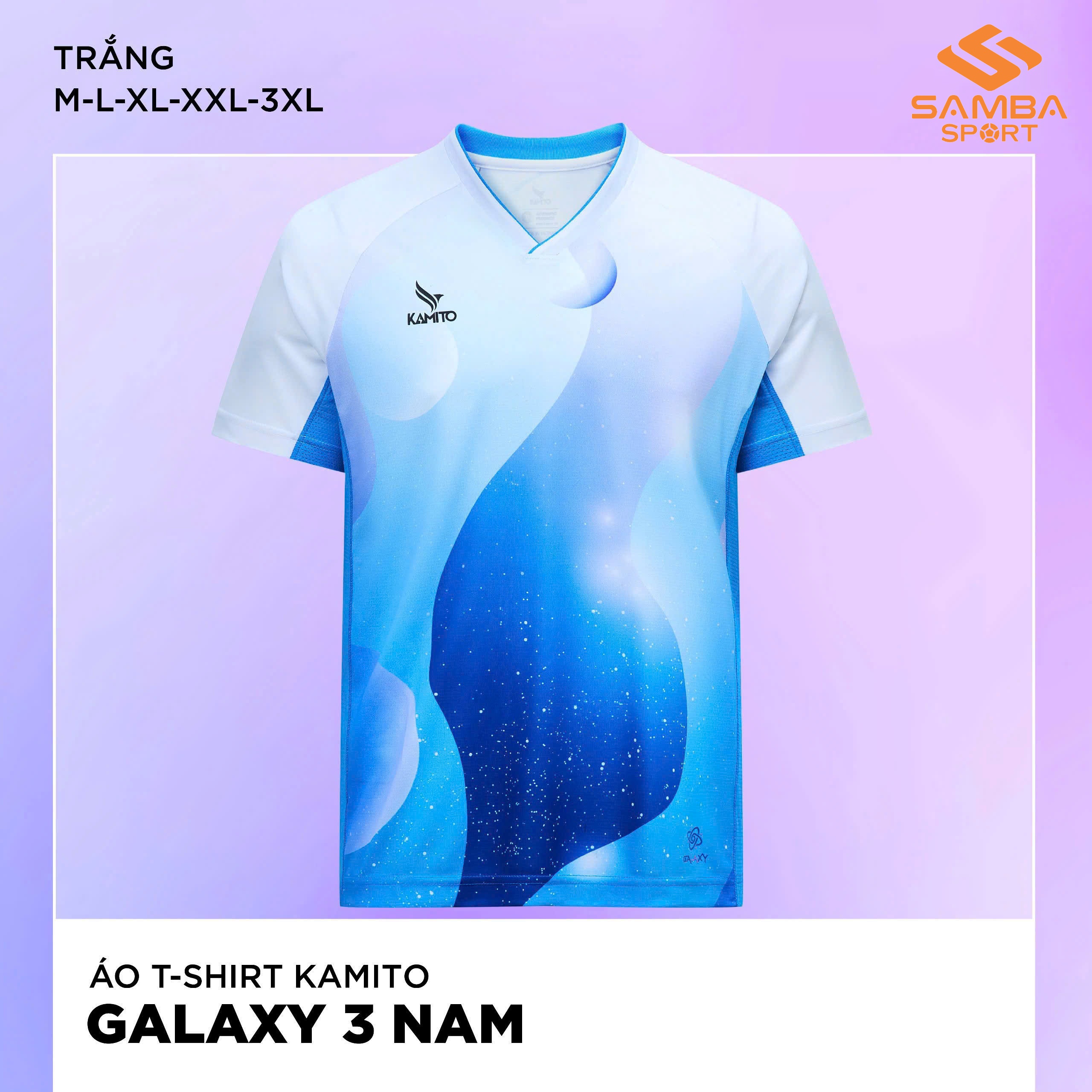 Áo Thể Thao Nam Kamito Cổ Tim Galaxy 3