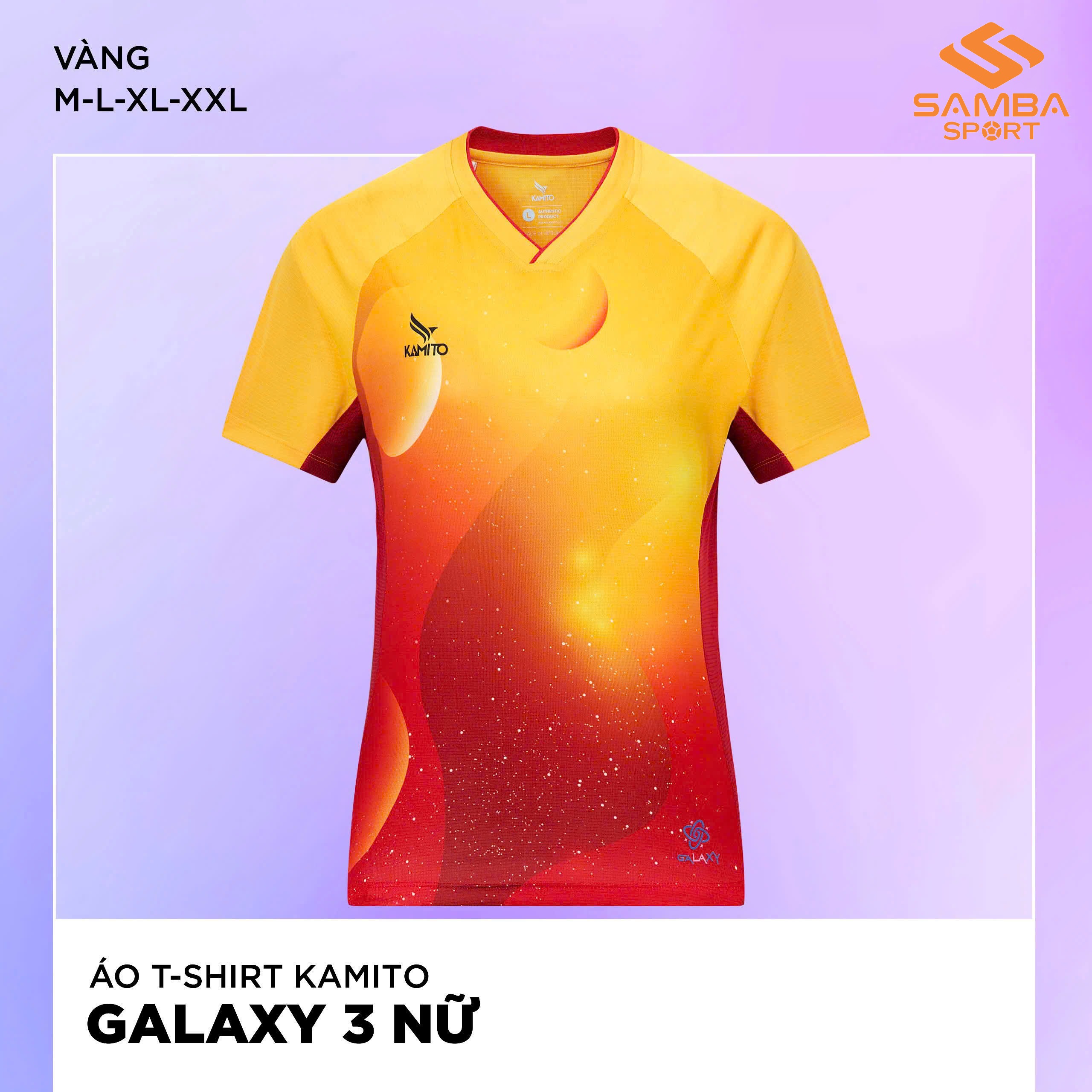 Áo Thể Thao Nữ Kamito Cổ Tim Galaxy 3