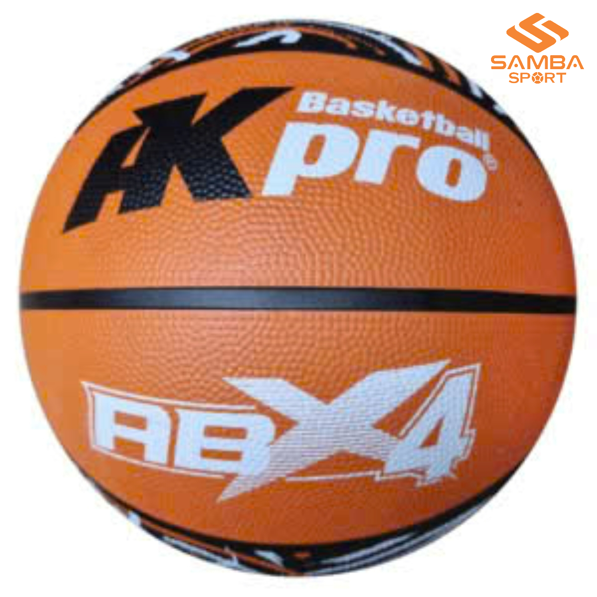 Quả bóng rổ AKpro ABX4 cao su cam số 6