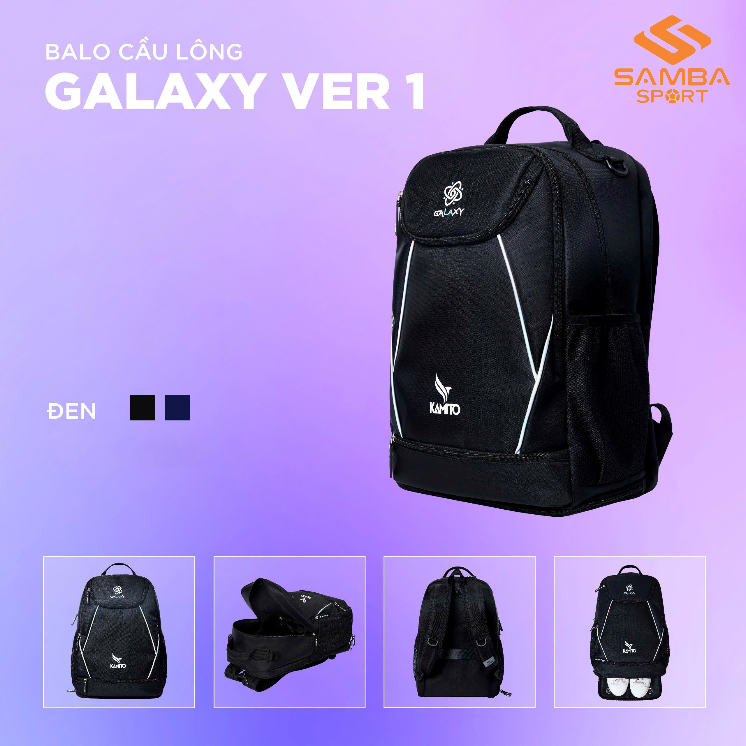 Balo cầu lông Kamito Galaxy V1