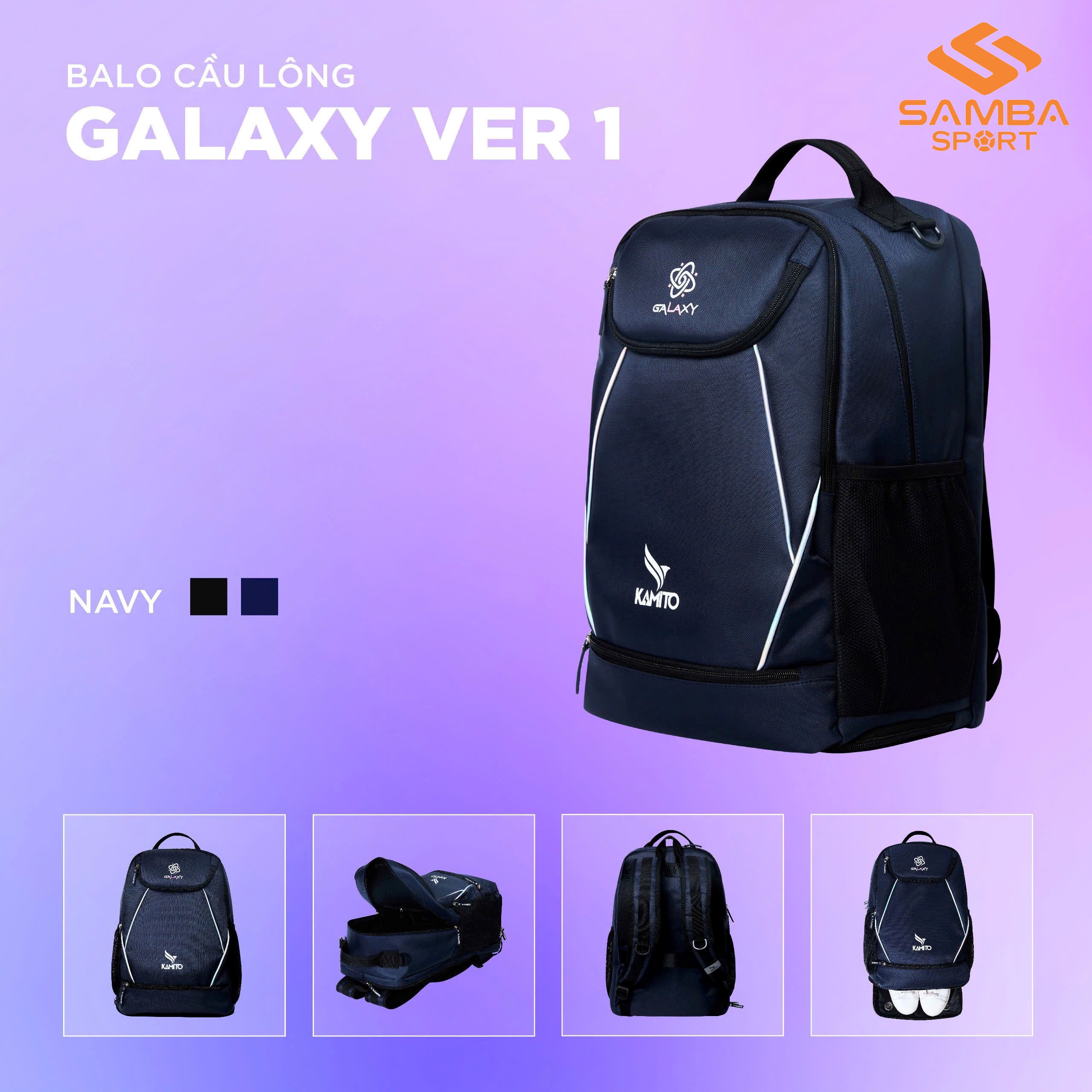 Balo cầu lông Kamito Galaxy V1