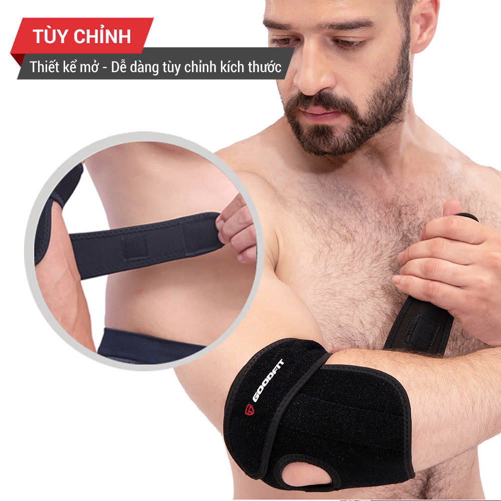 Băng khuỷu tay đàn hồi Goodfit GF402E