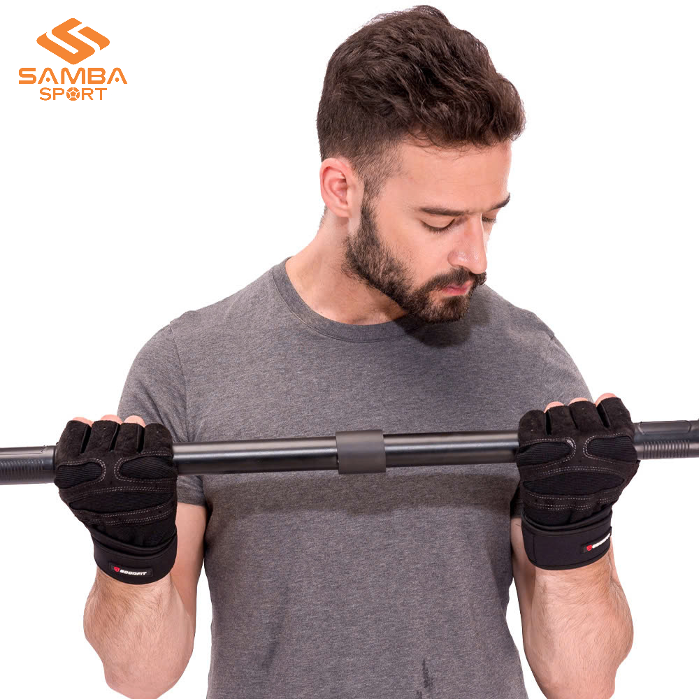 Găng tay tập gym có quấn Goodfit GF201G