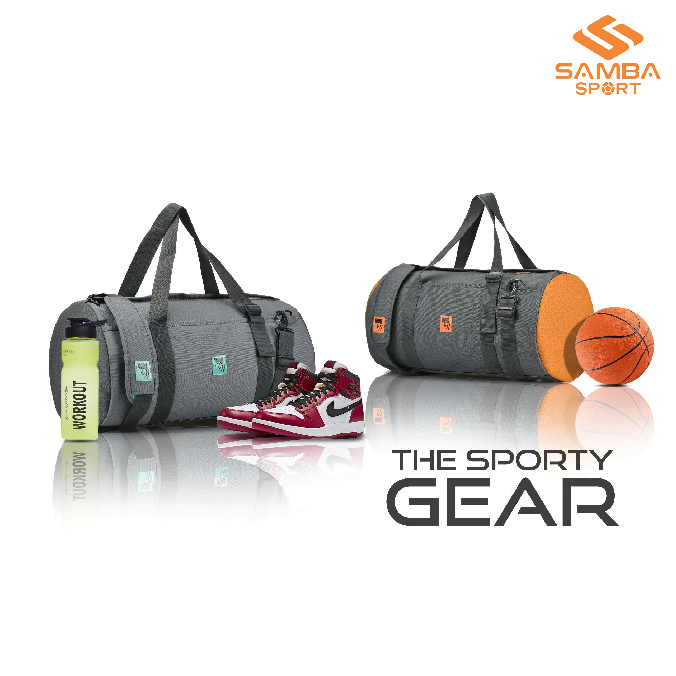 Túi Mikkor Sporty Gear Graphite/Orange