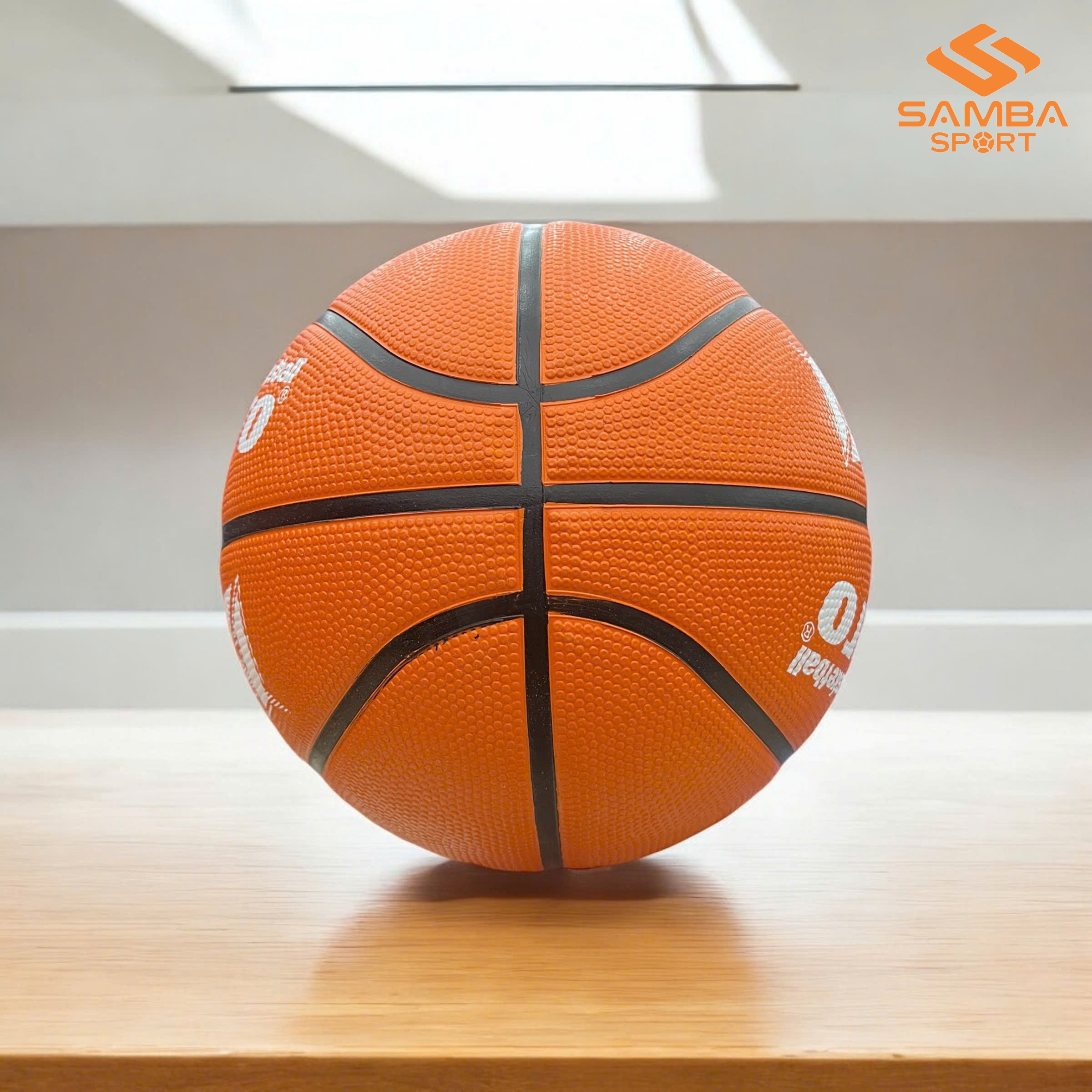 Quả bóng rổ AKPRO cao su cam số 6
