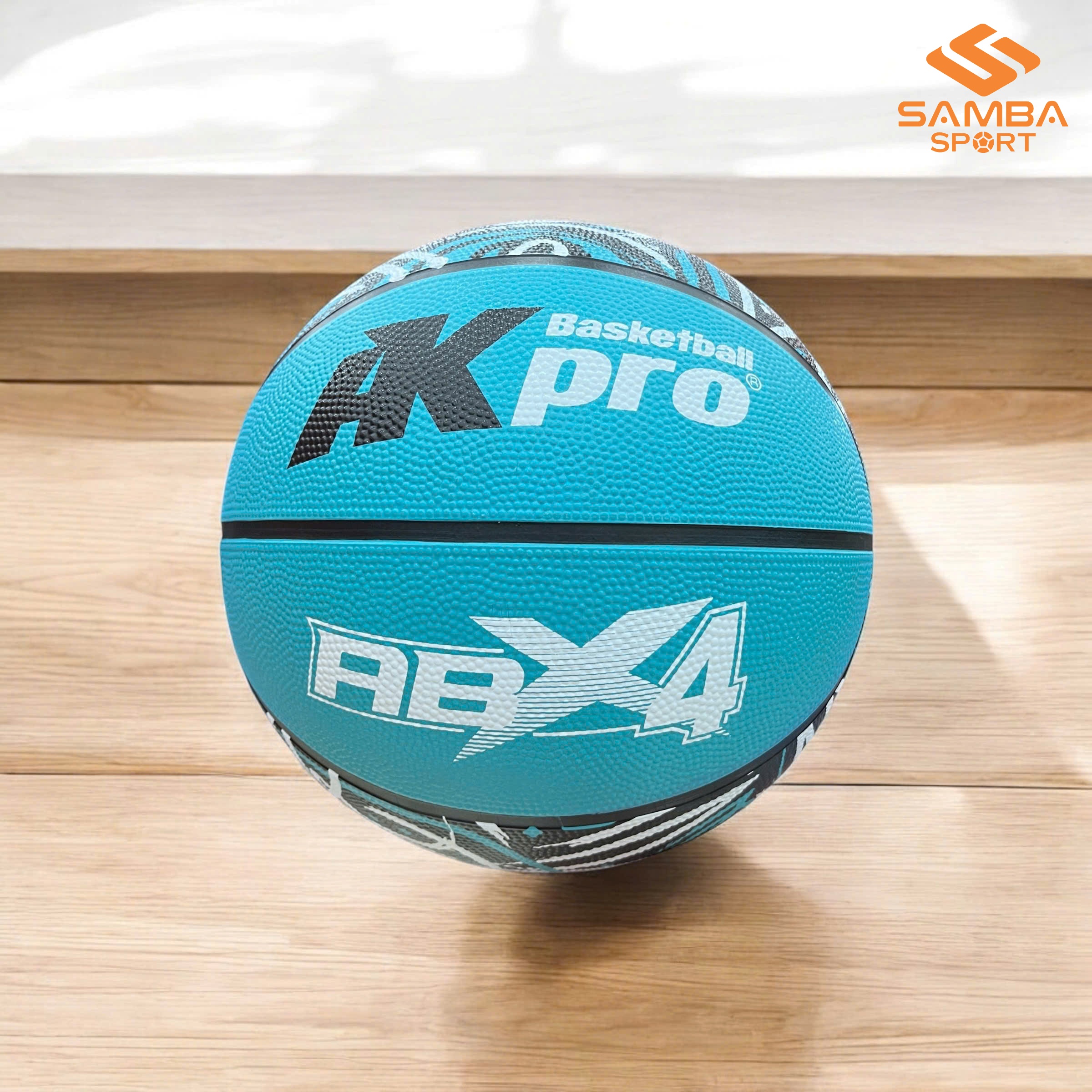 Quả bóng rổ AKpro ABX4 cao su xanh số 5