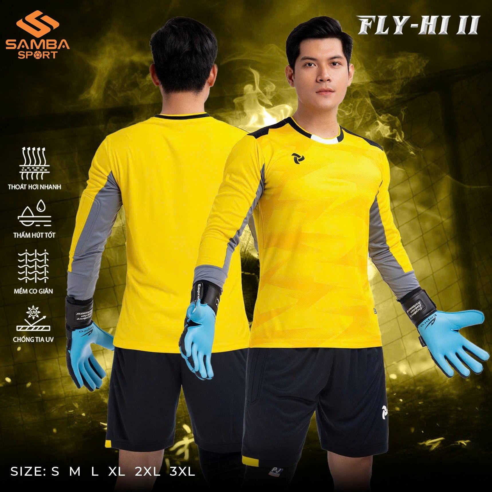 Quần áo thủ môn Justplay FLY-HI 2