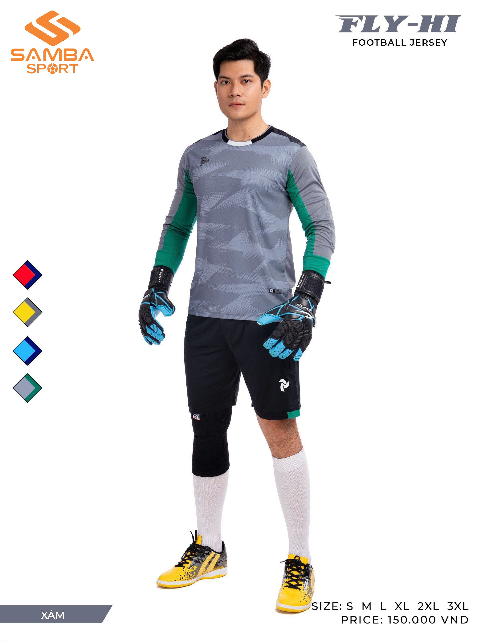 Quần áo thủ môn Justplay FLY-HI 2
