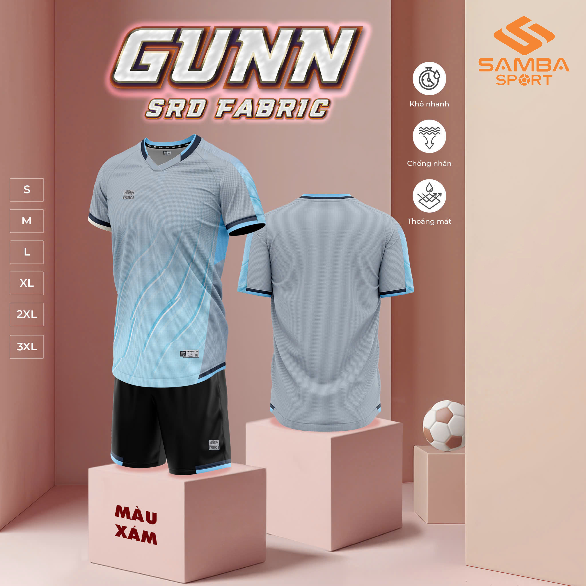 Quần áo bóng đá Riki Gunn