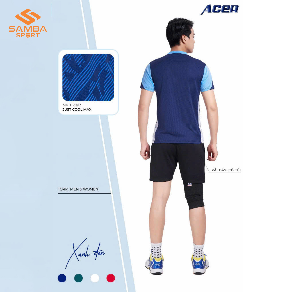 Quần Áo Bóng Chuyền Nam Justplay ACER