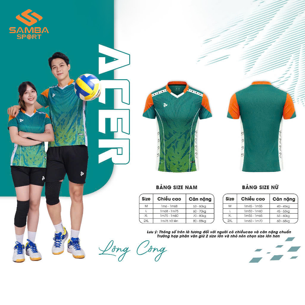 Quần Áo Bóng Chuyền Nam Justplay ACER