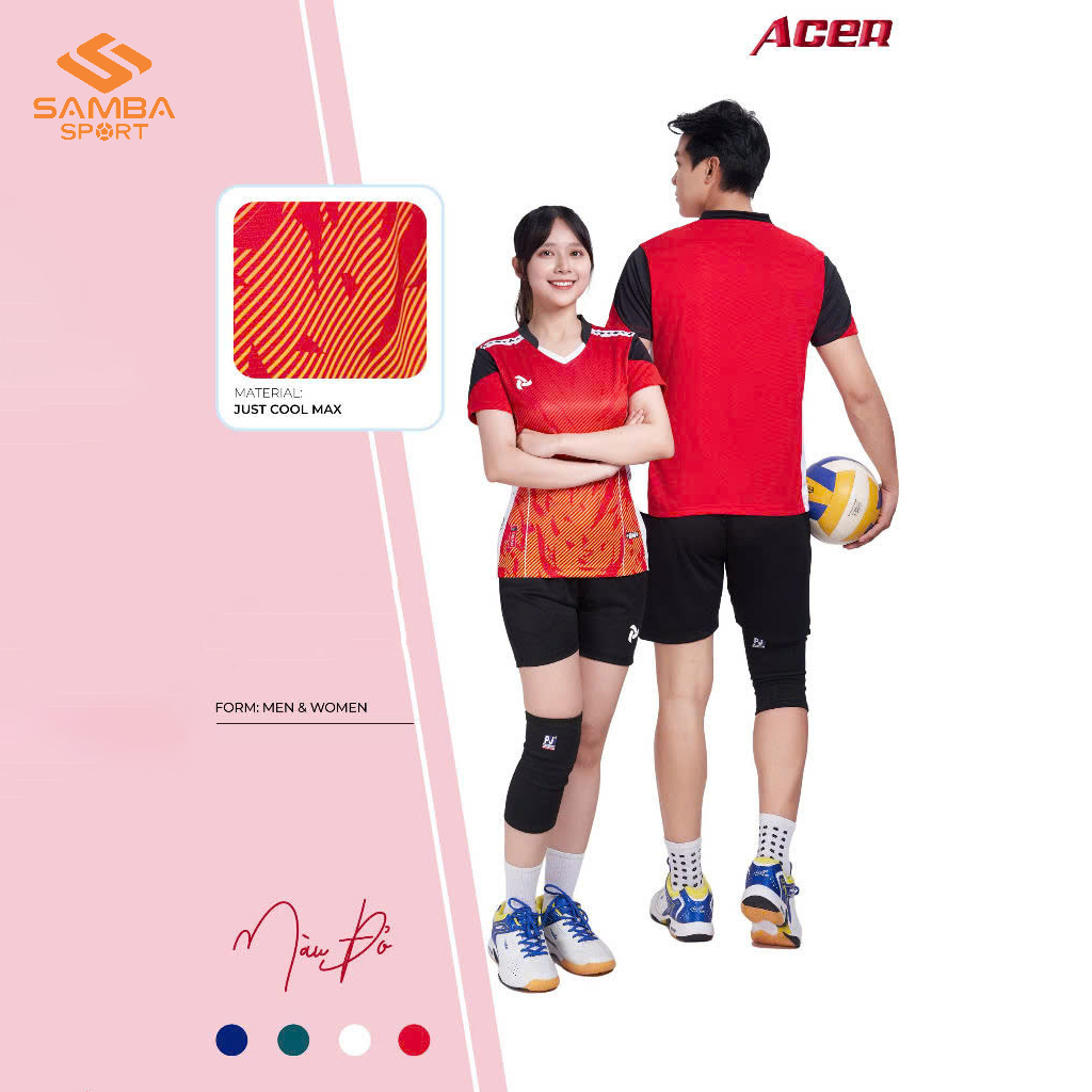 Quần áo bóng chuyền nam Justplay ACER