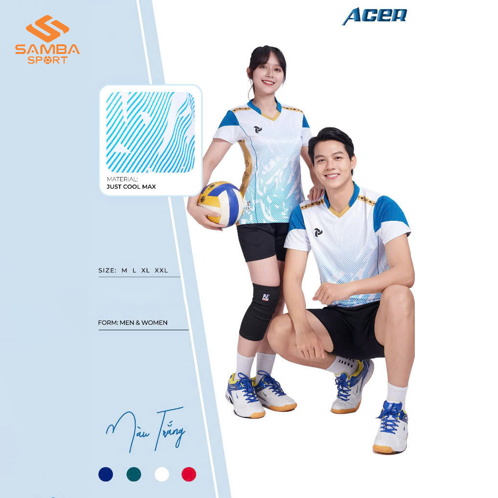 Quần áo bóng chuyền nam Justplay ACER