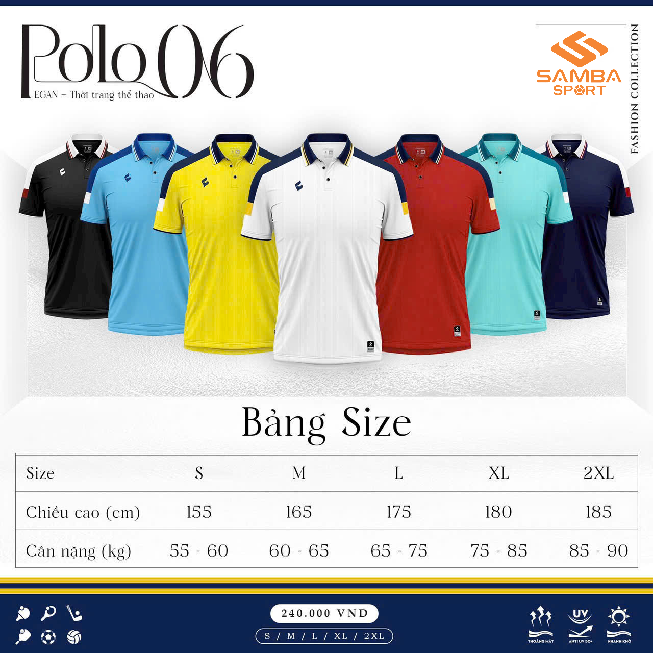 Áo Polo Egan 6 UV