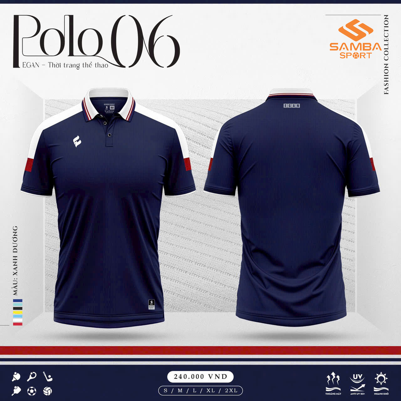 Áo Polo Egan 6 UV