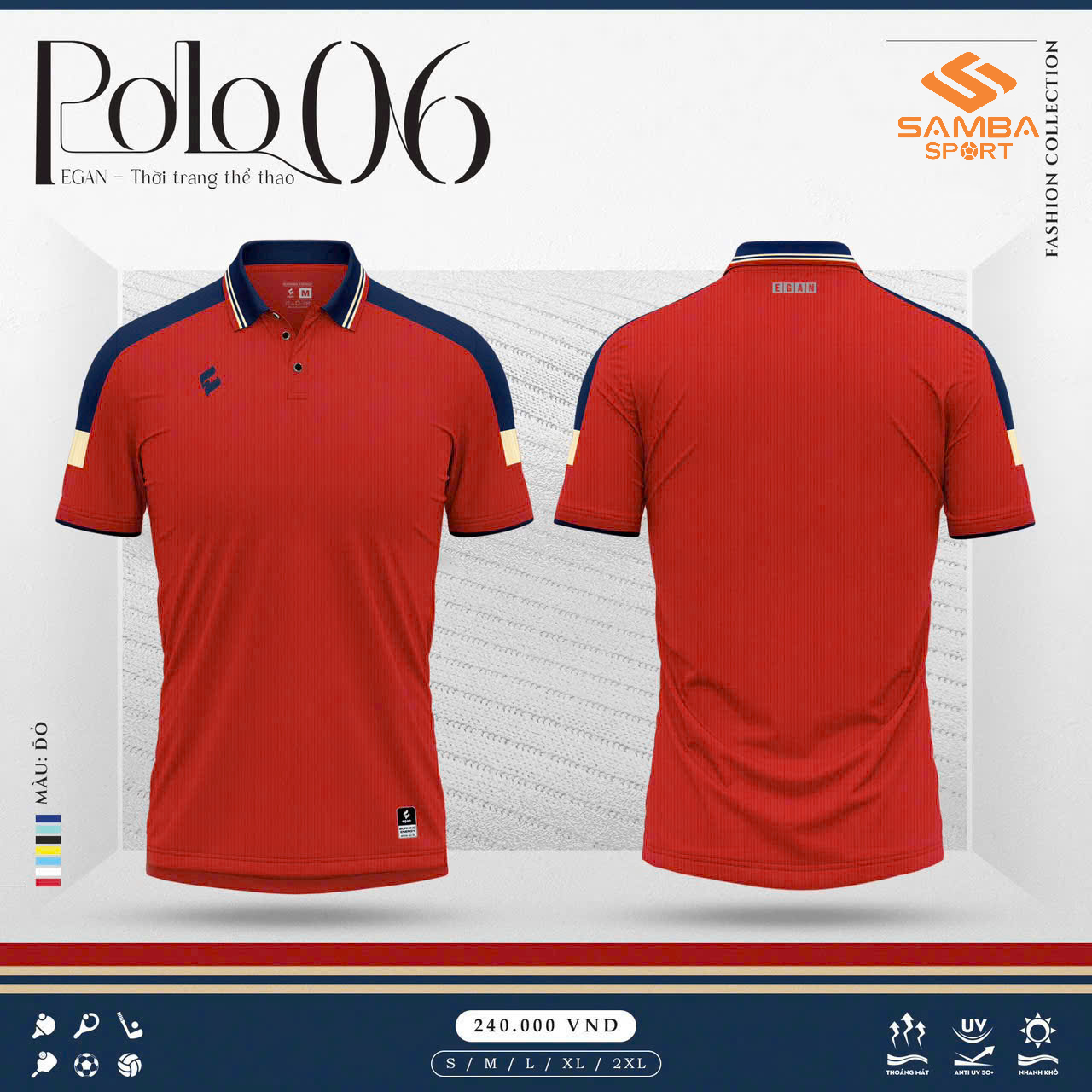 Áo Polo Egan 6 UV