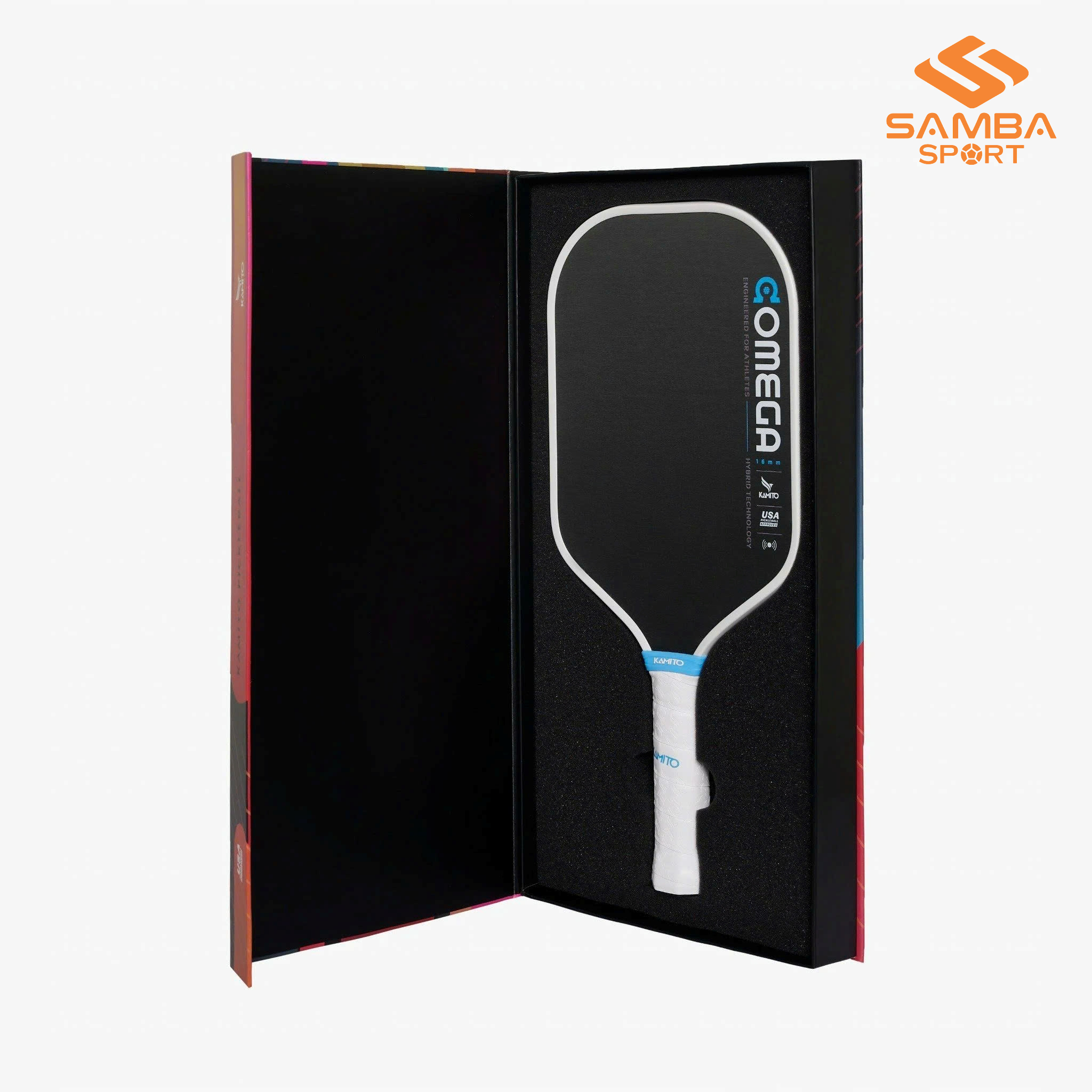 Vợt pickleball kamito Omega - Trắng