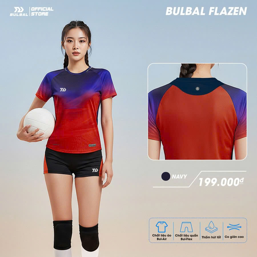 Quần Áo Bóng Chuyền Nữ Bulbal Flazen BC10