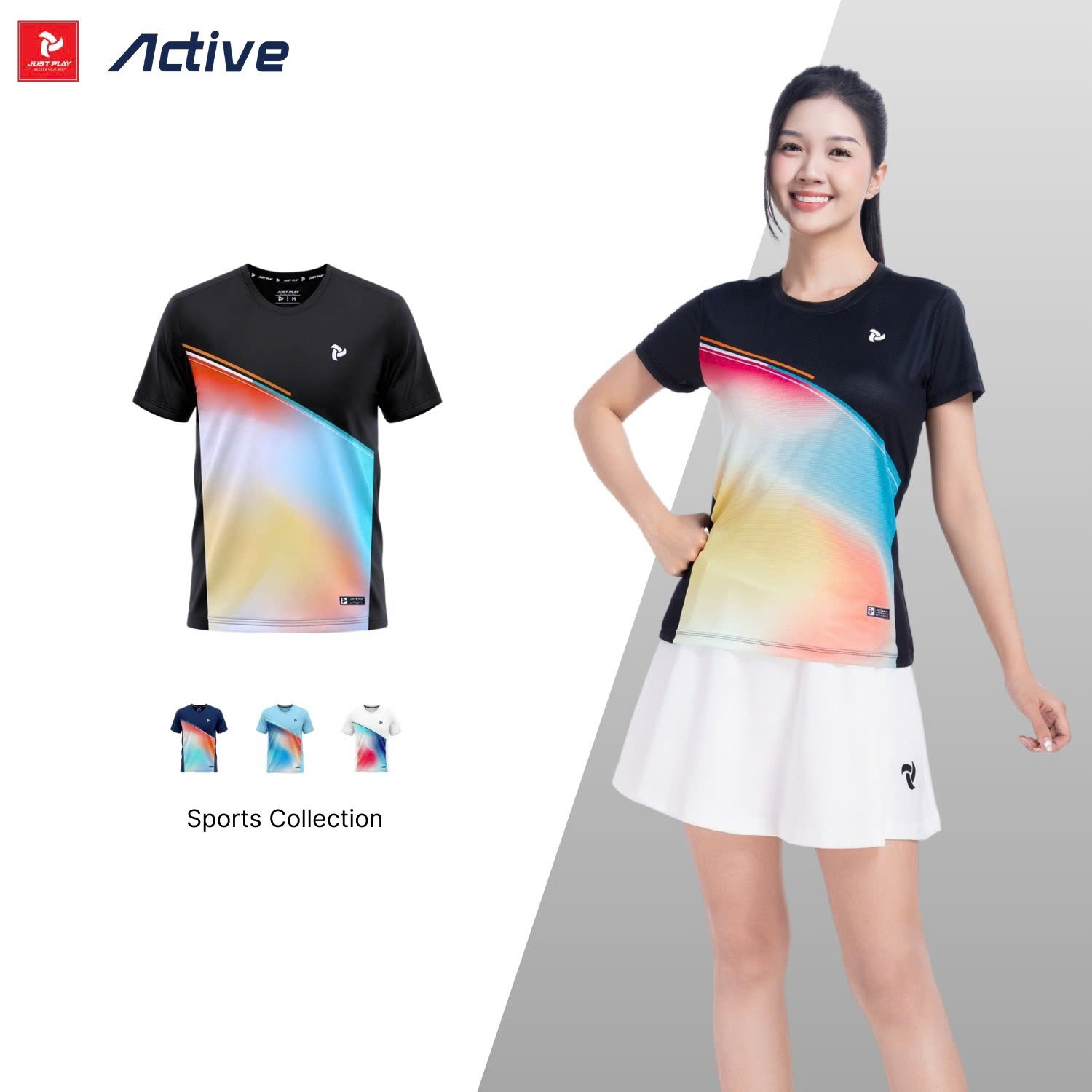 Áo thể thao nữ Justplay Active
