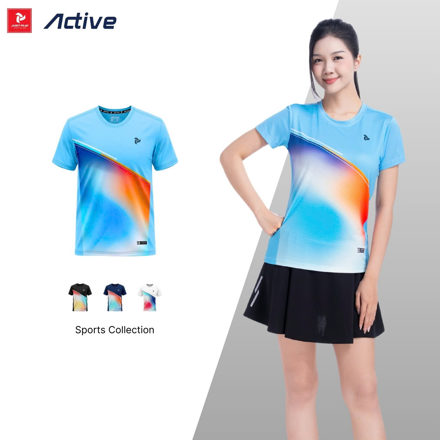 Áo thể thao nữ Justplay Active