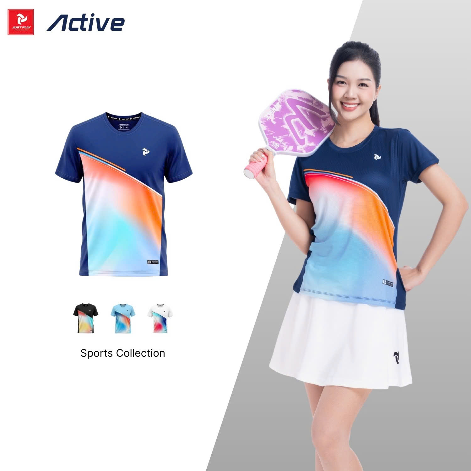 Áo thể thao nữ Justplay Active