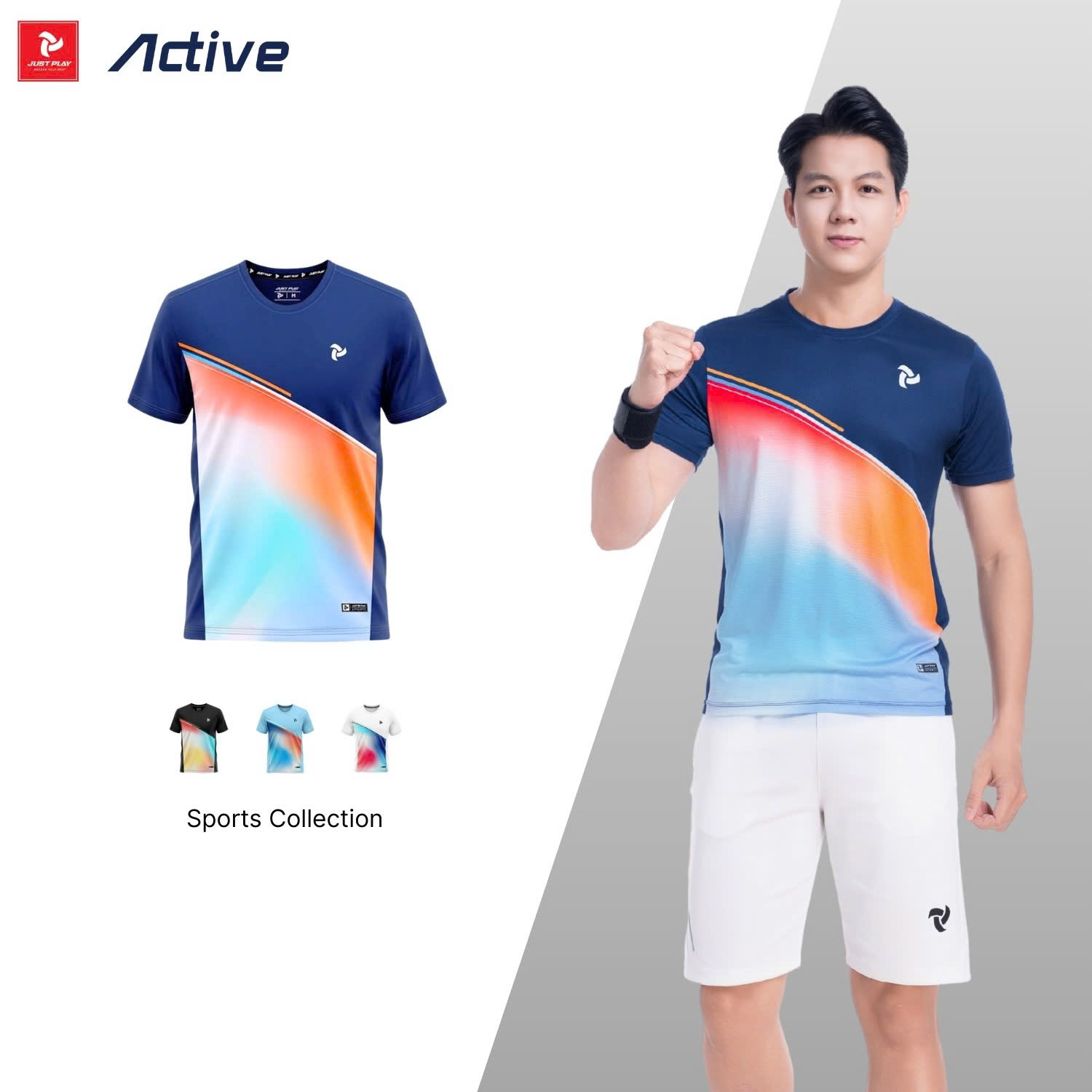 Áo thể thao nam Justplay Active