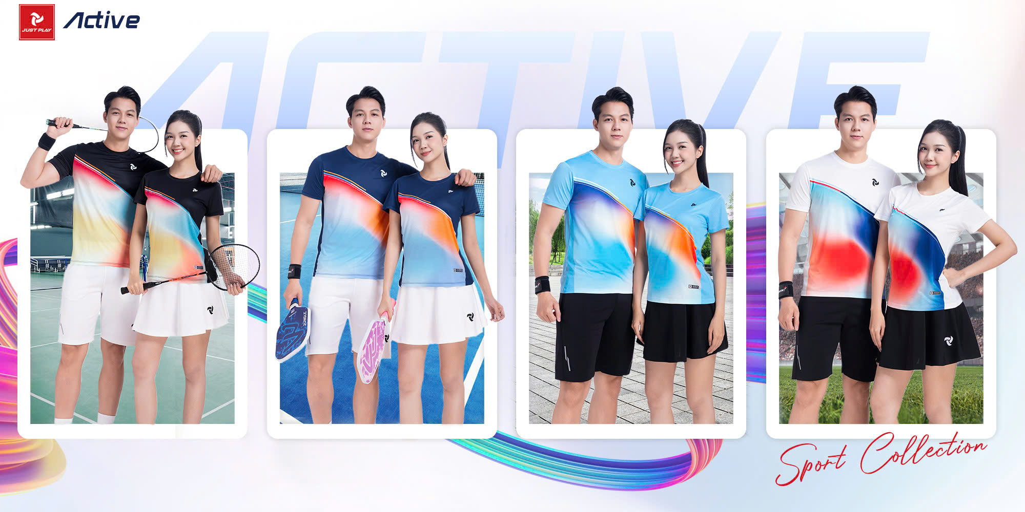 Áo thể thao nam Justplay Active