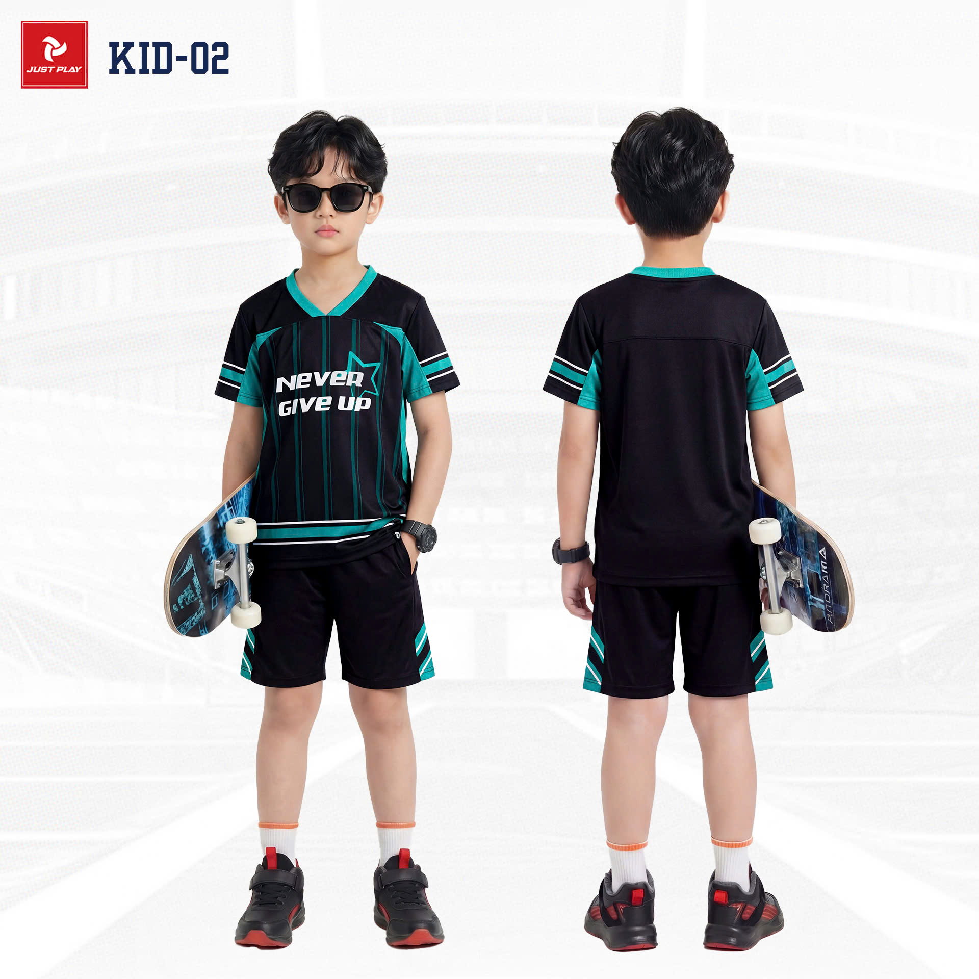 Quần áo thể thao trẻ em Justplay KID 02