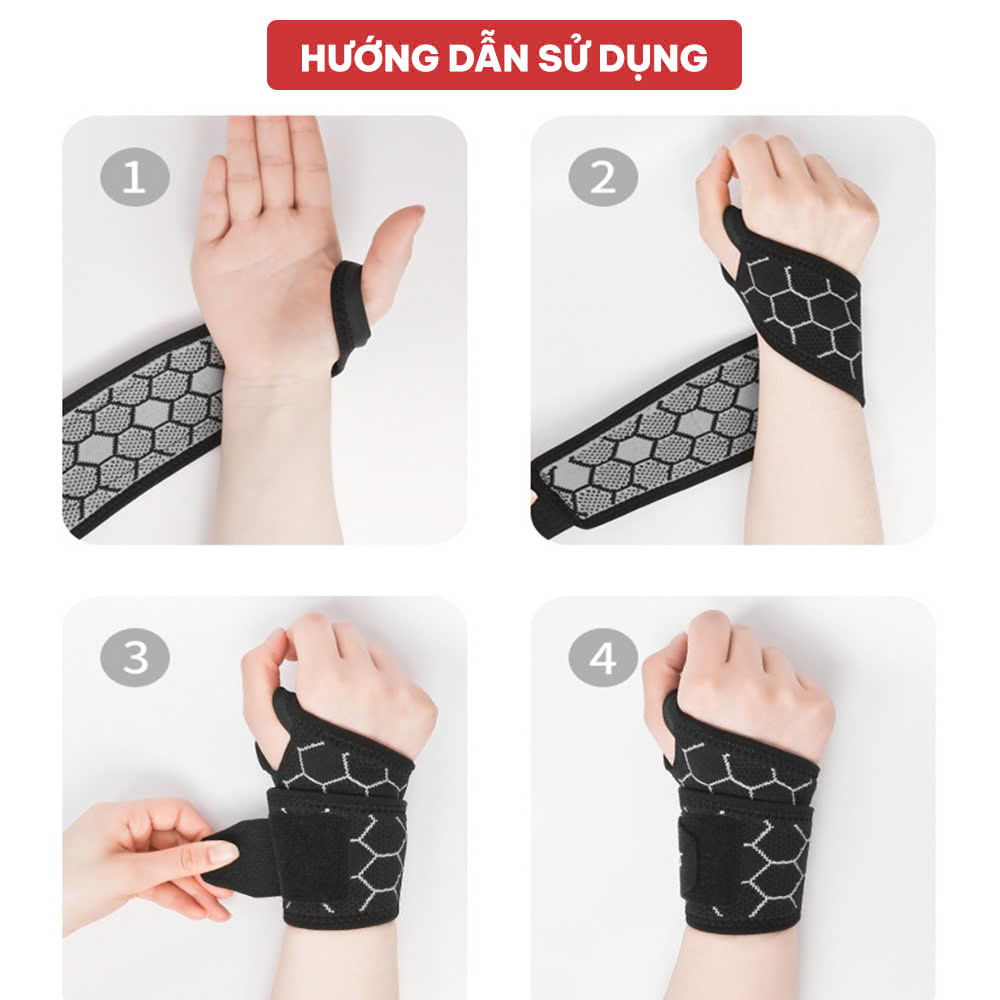 Băng quấn cổ tay tập gym GF311W