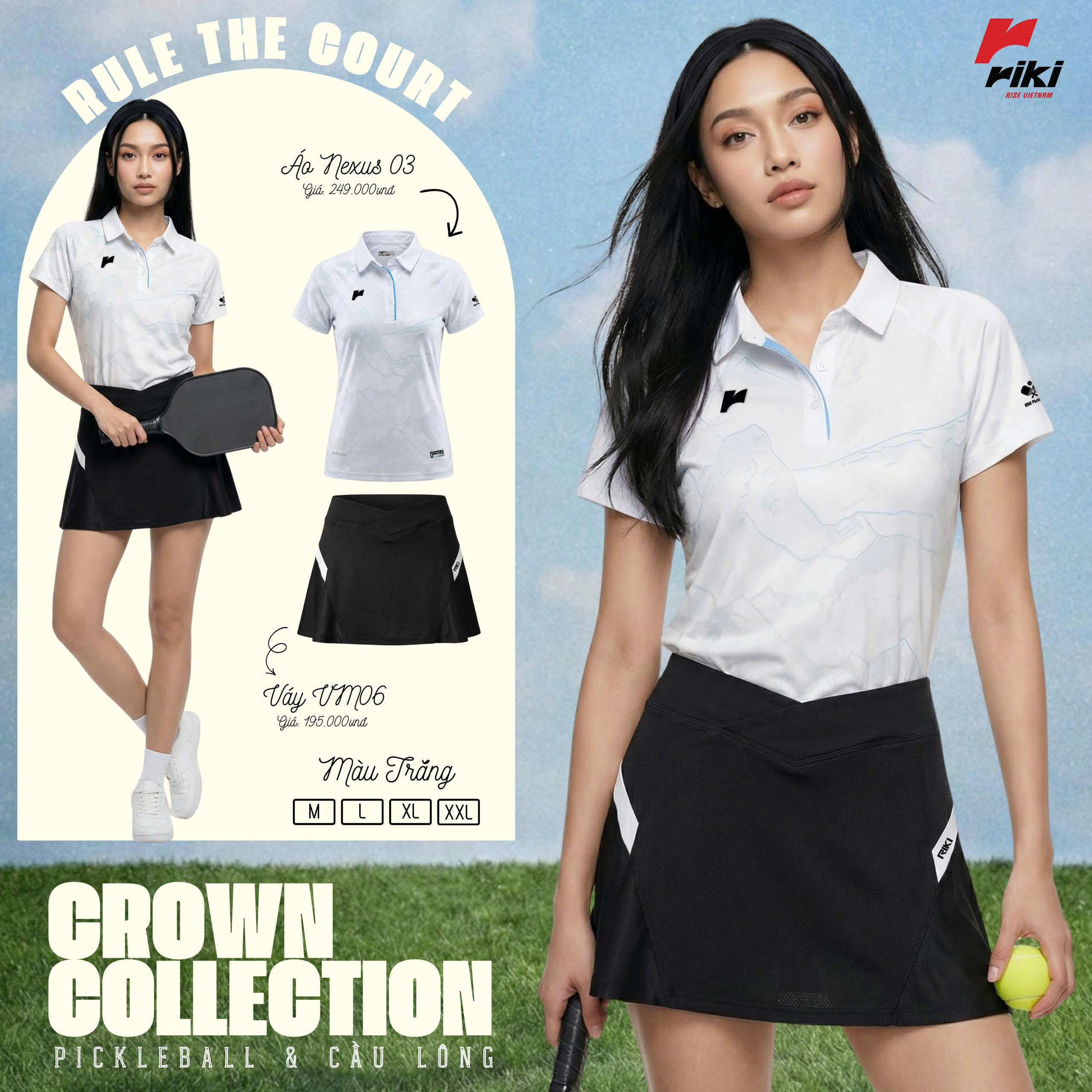 Áo thể thao nữ Riki Nexus 03