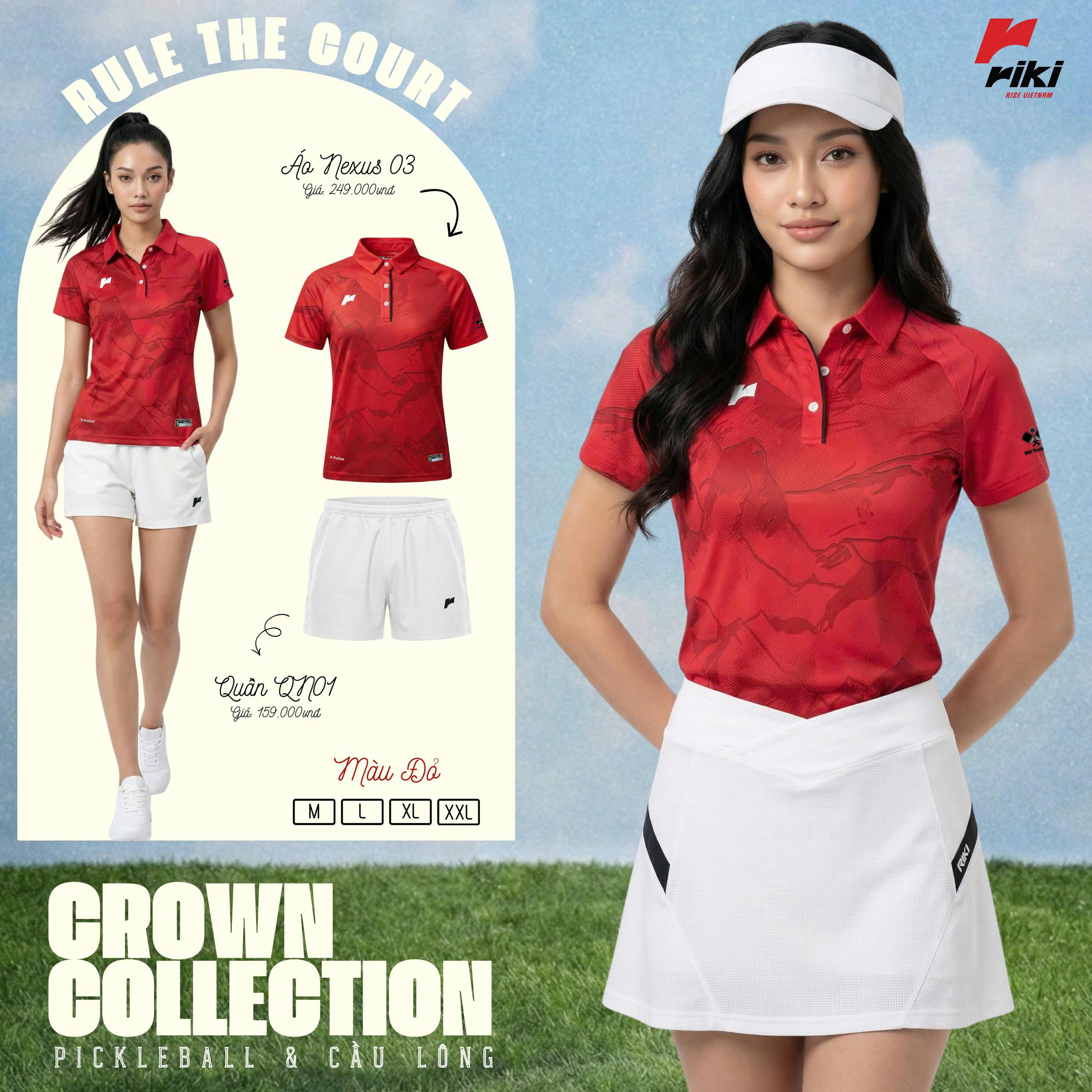 Áo thể thao nữ Riki Nexus 03