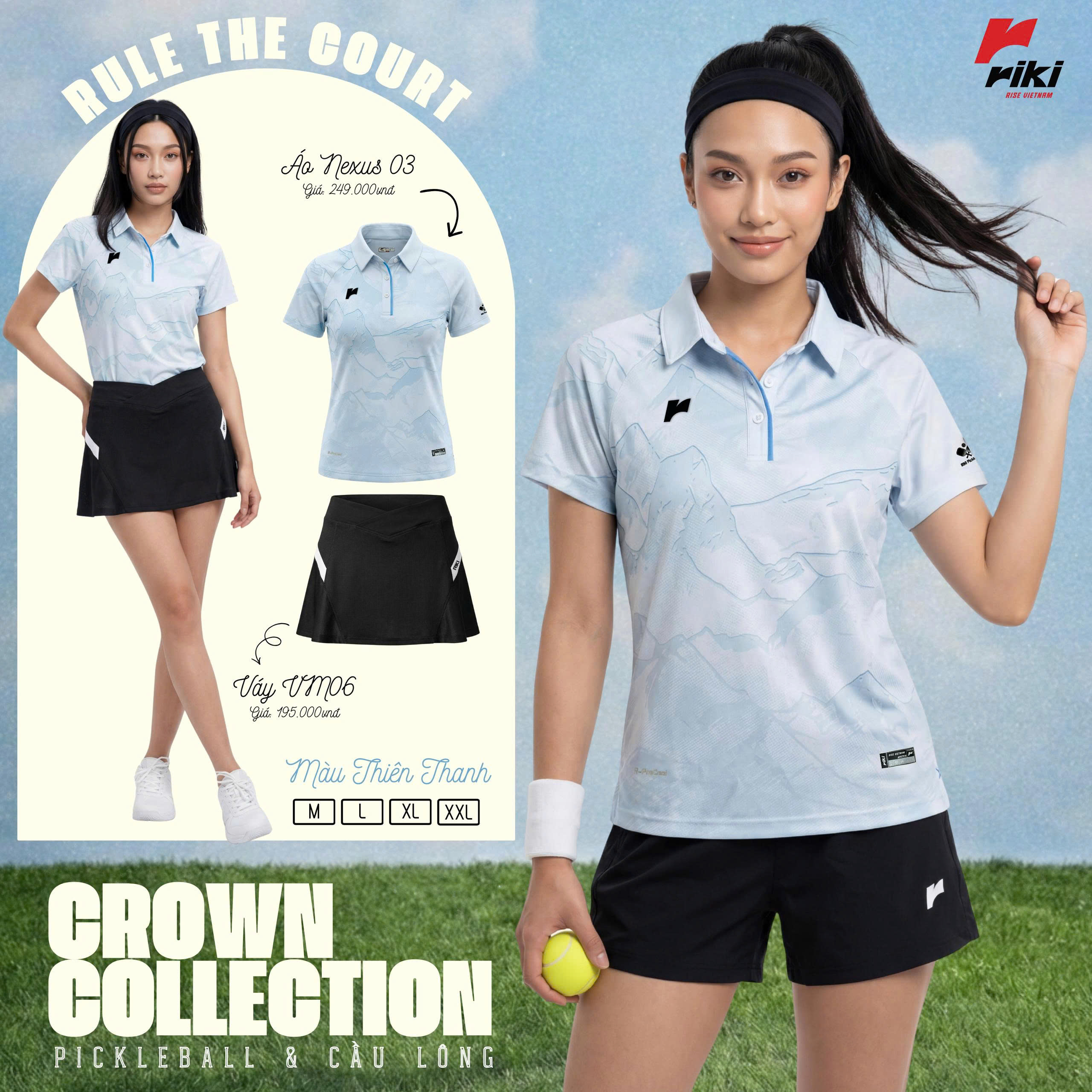Áo thể thao nữ Riki Nexus 03