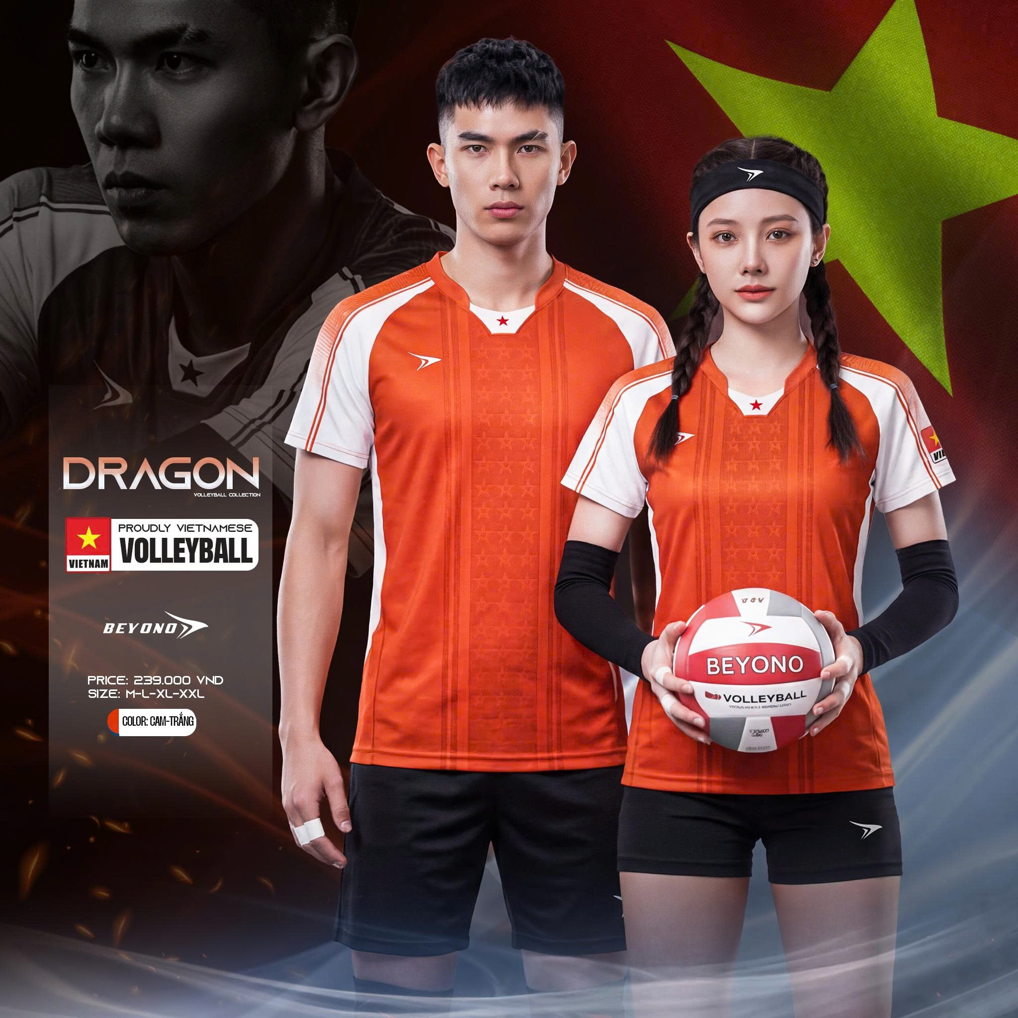 Quần áo bóng chuyền Nam Beyono Dragon