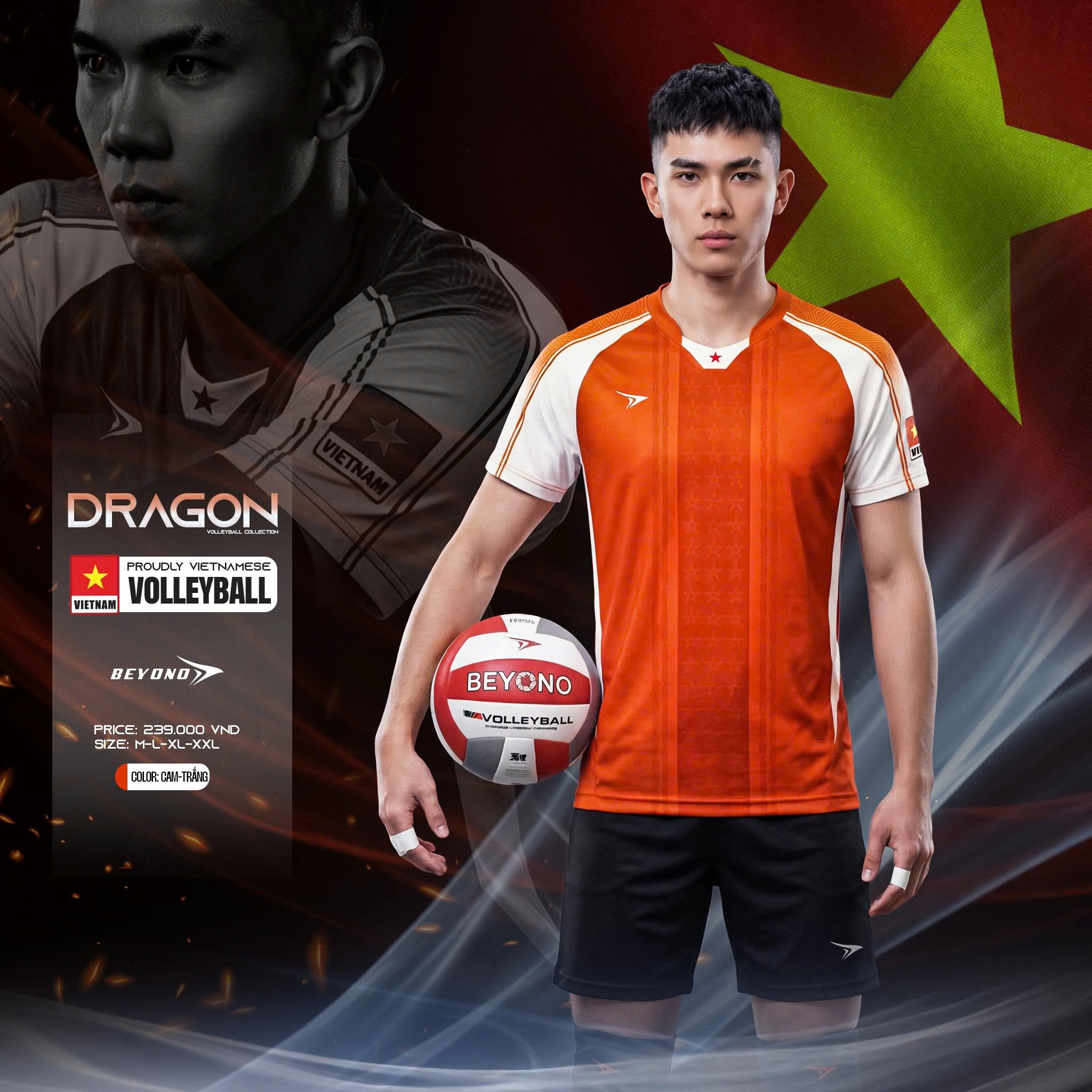 Quần áo bóng chuyền Nam Beyono Dragon
