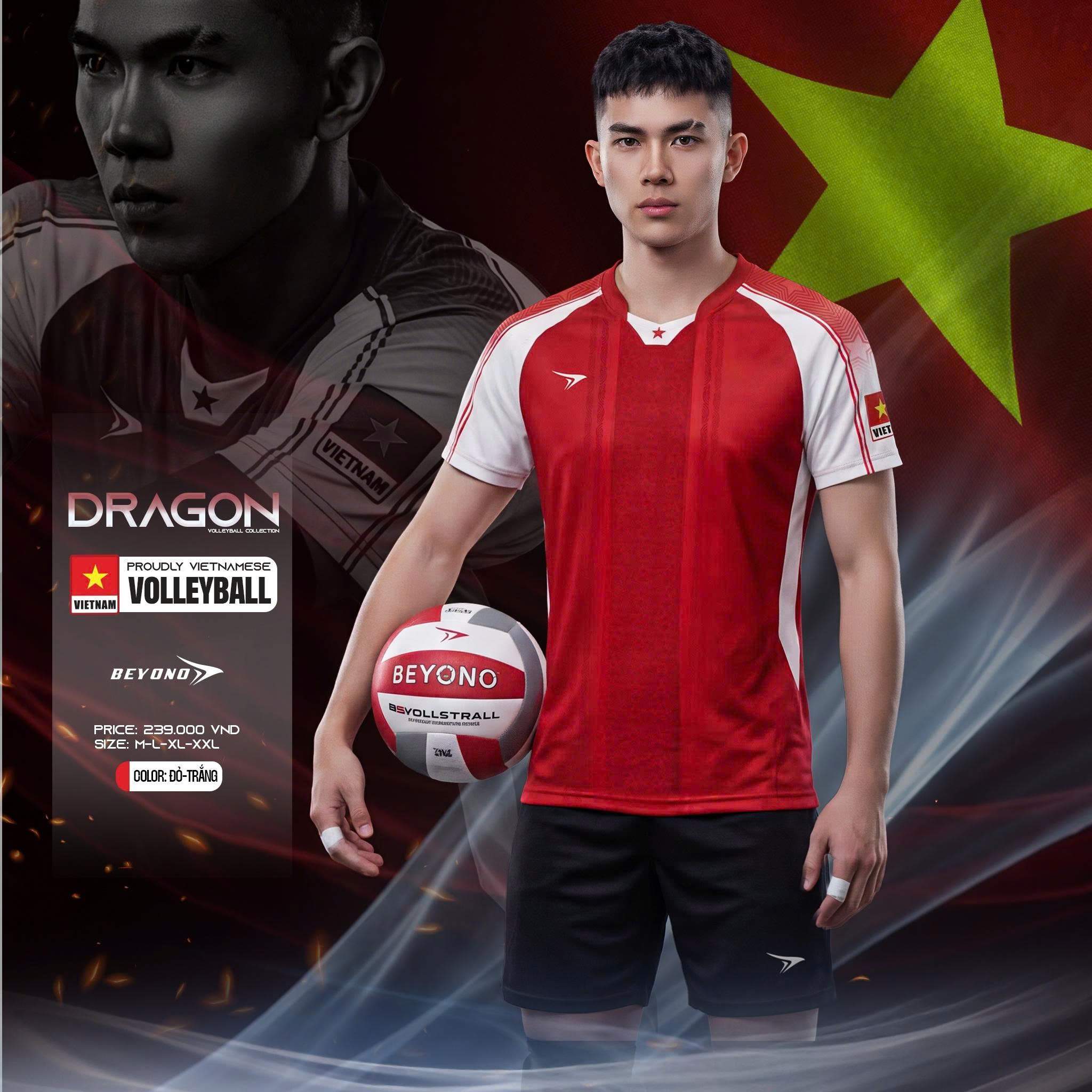 Quần áo bóng chuyền Nam Beyono Dragon