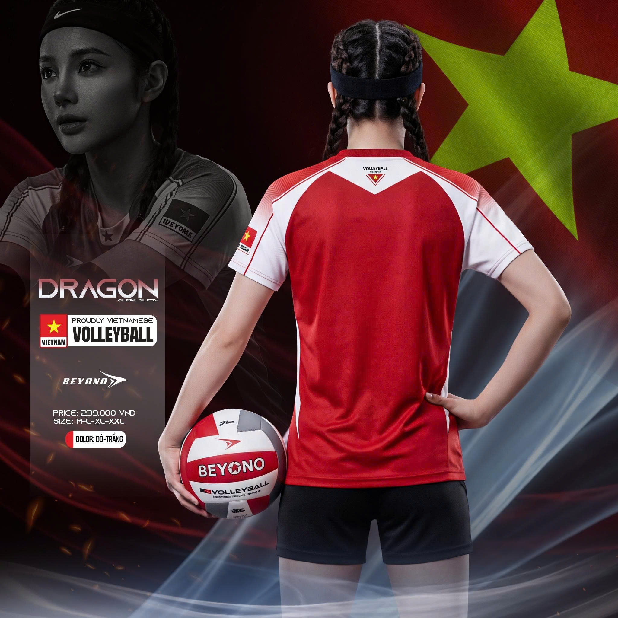Quần áo bóng chuyền Nữ Beyono Dragon
