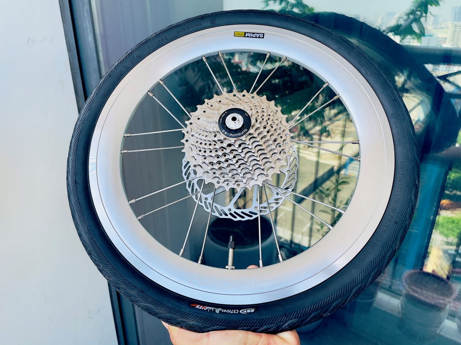 Vành xe đạp HAOOi Imax 16'(349) (100/135mm), phanh đĩa