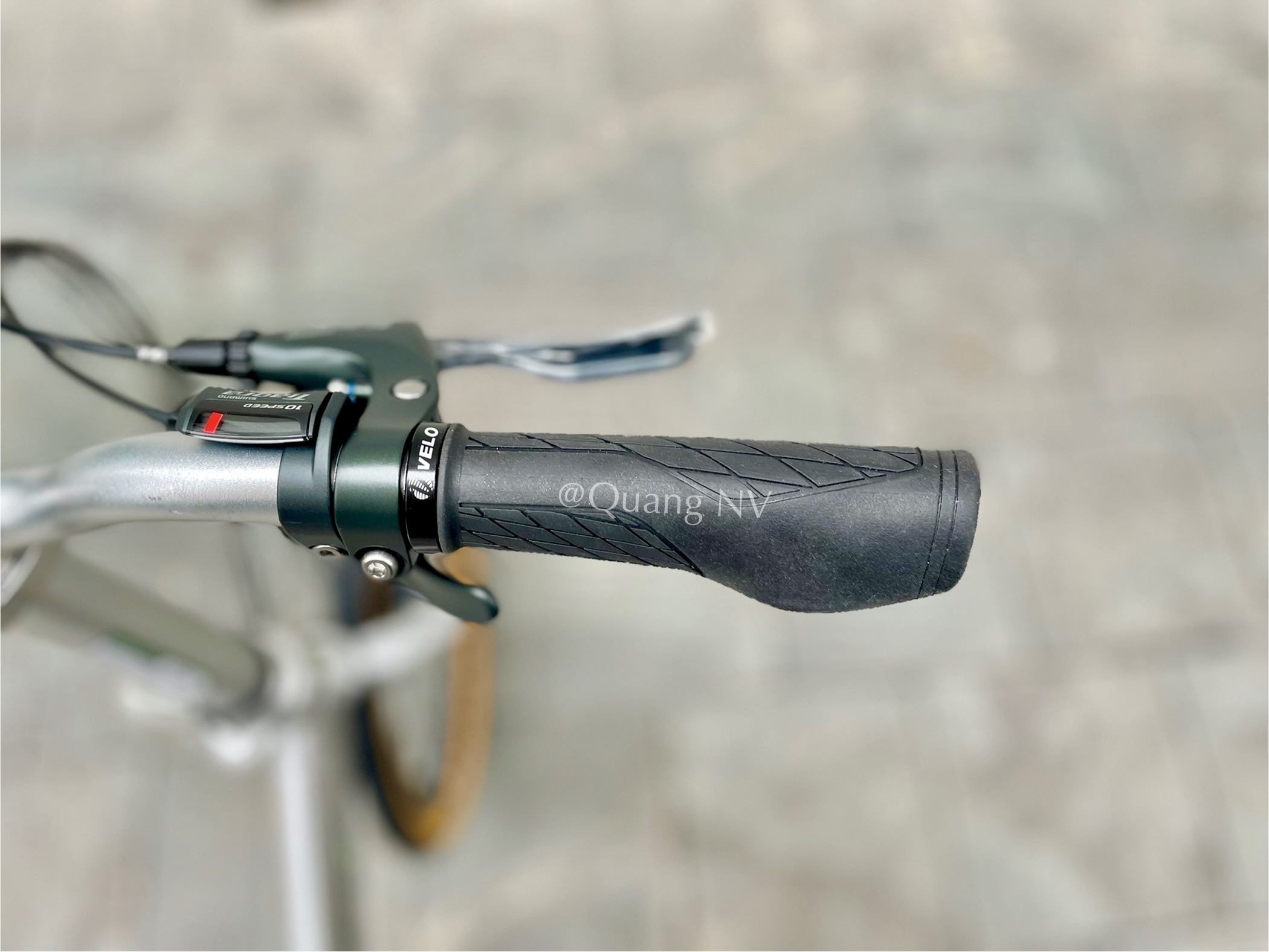 Xe đạp gấp Fnhon Monsoon 20' phanh đĩa màu Silver